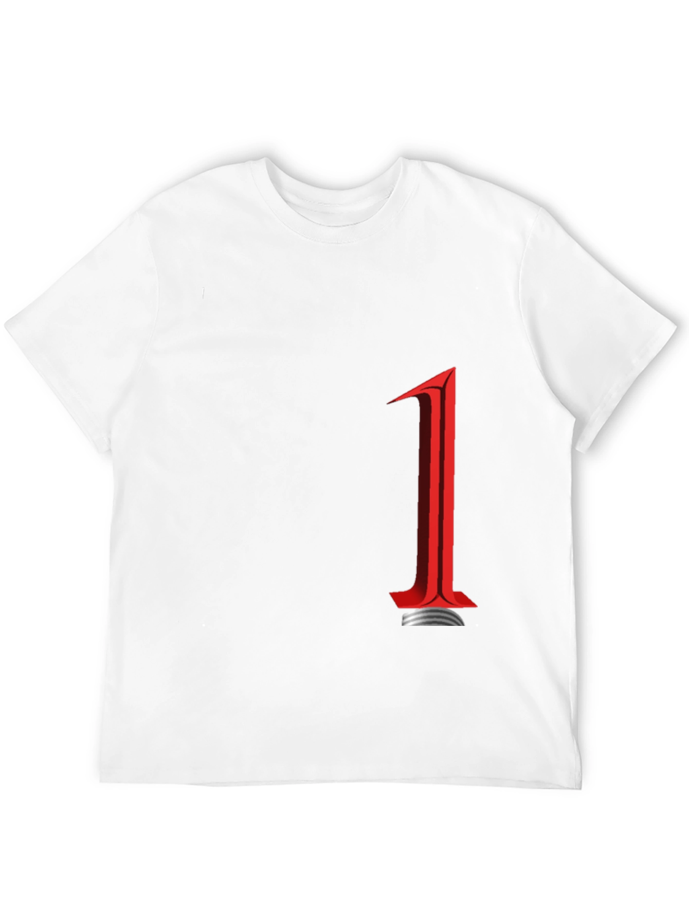 Bold Graphic Tee: Number One Design