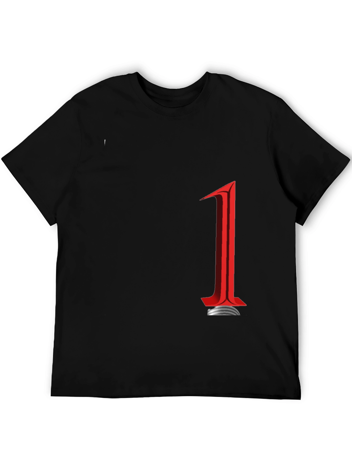 Bold Graphic Tee: Number One Design
