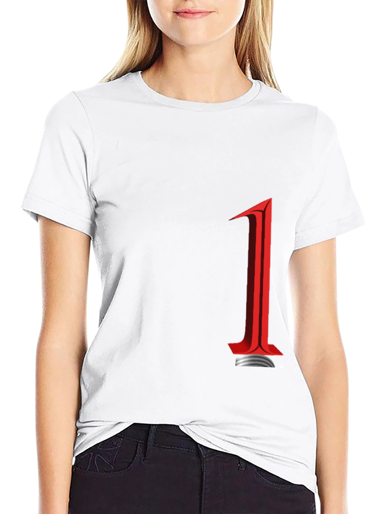 Bold Graphic Tee: Number One Design