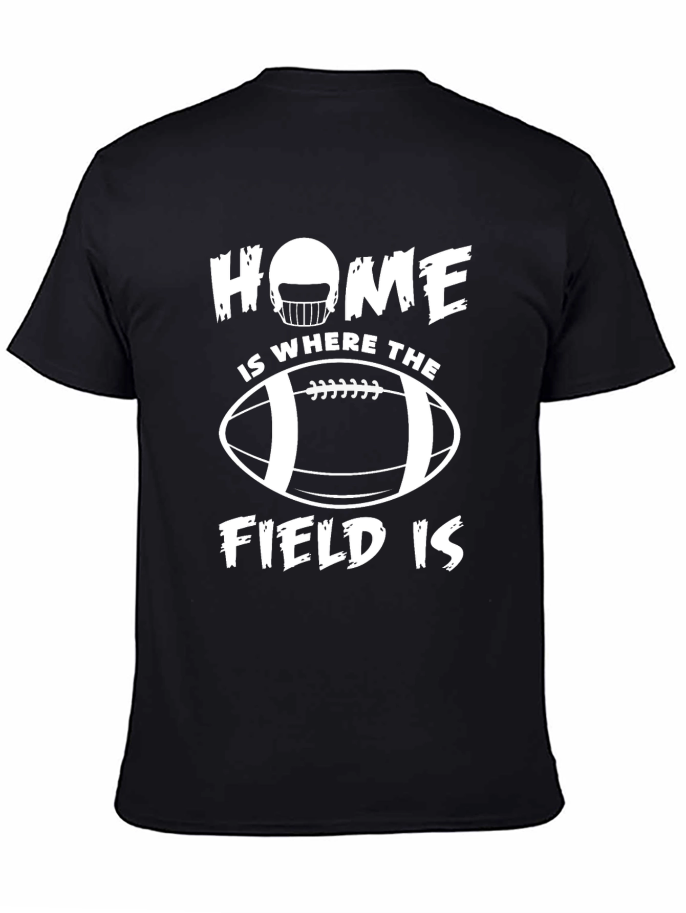 Home is Where the Field Is Football T-Shirt