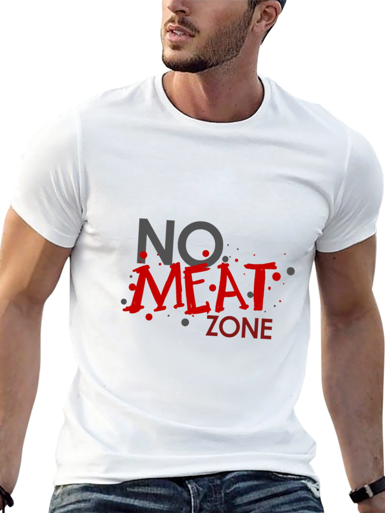 No Meat Zone T-Shirt - Vegan & Vegetarian Friendly
