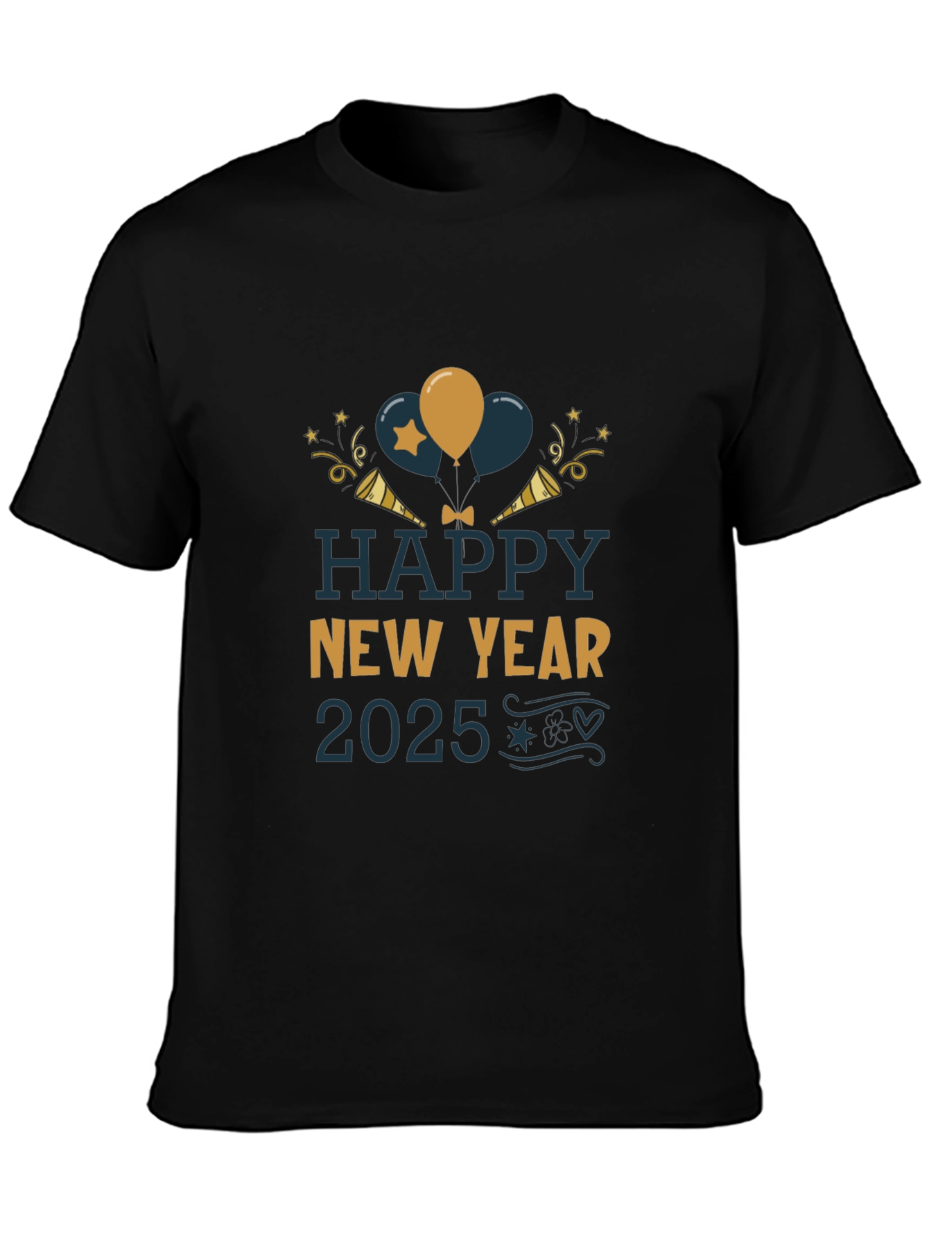 Happy New Year 2025 Graphic T-Shirt