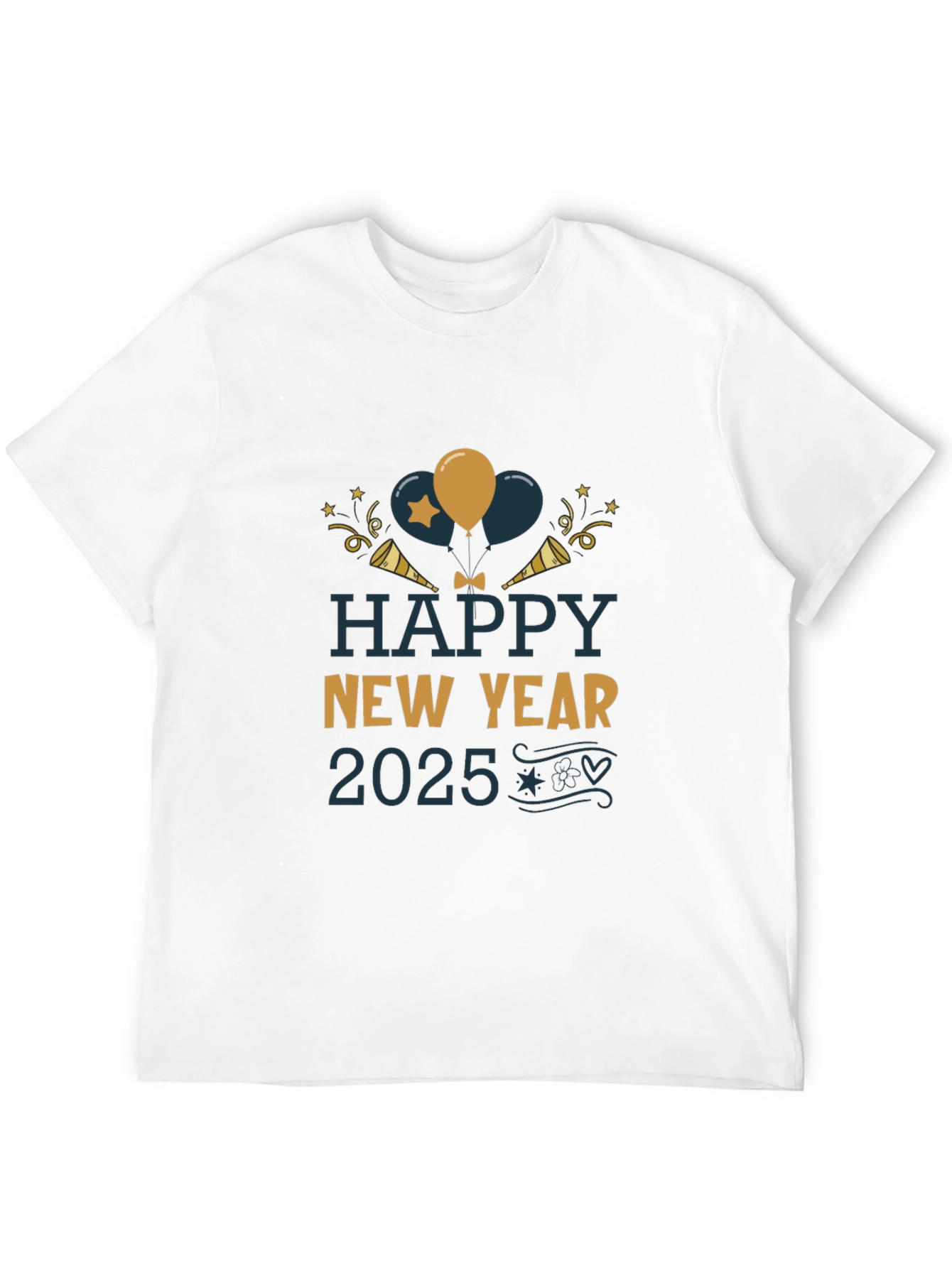 Happy New Year 2025 Graphic T-Shirt