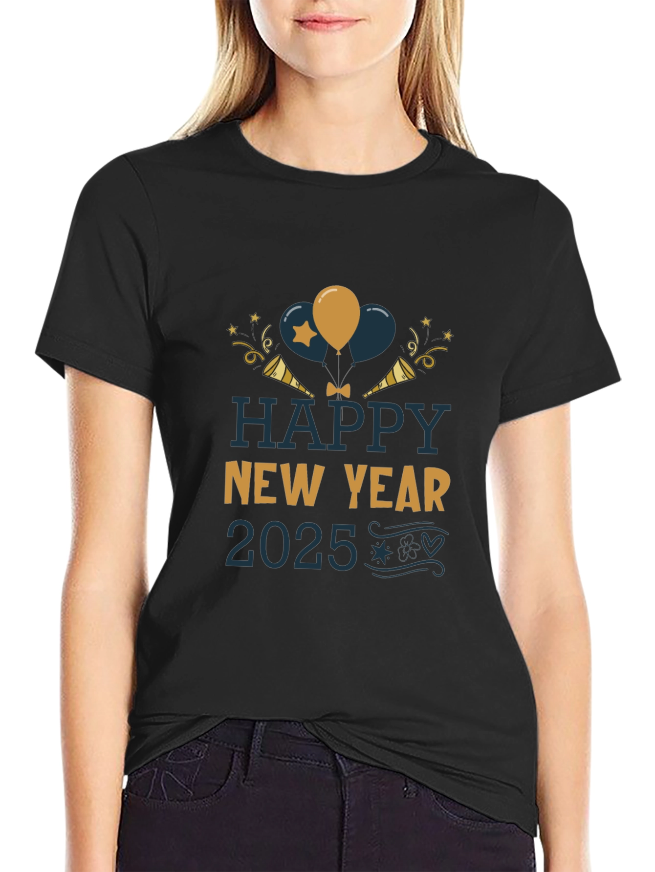 Happy New Year 2025 Graphic T-Shirt