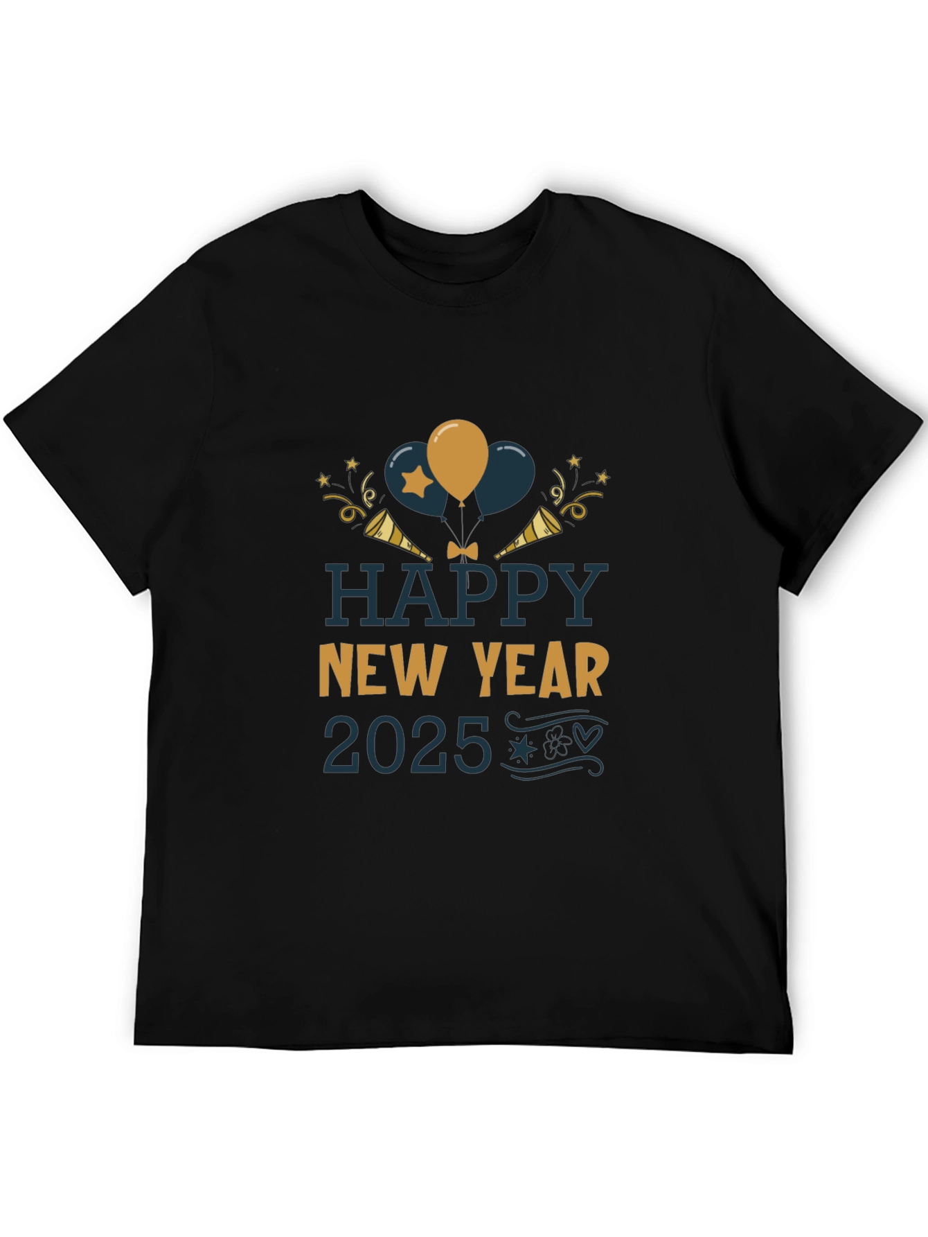 Happy New Year 2025 Graphic T-Shirt