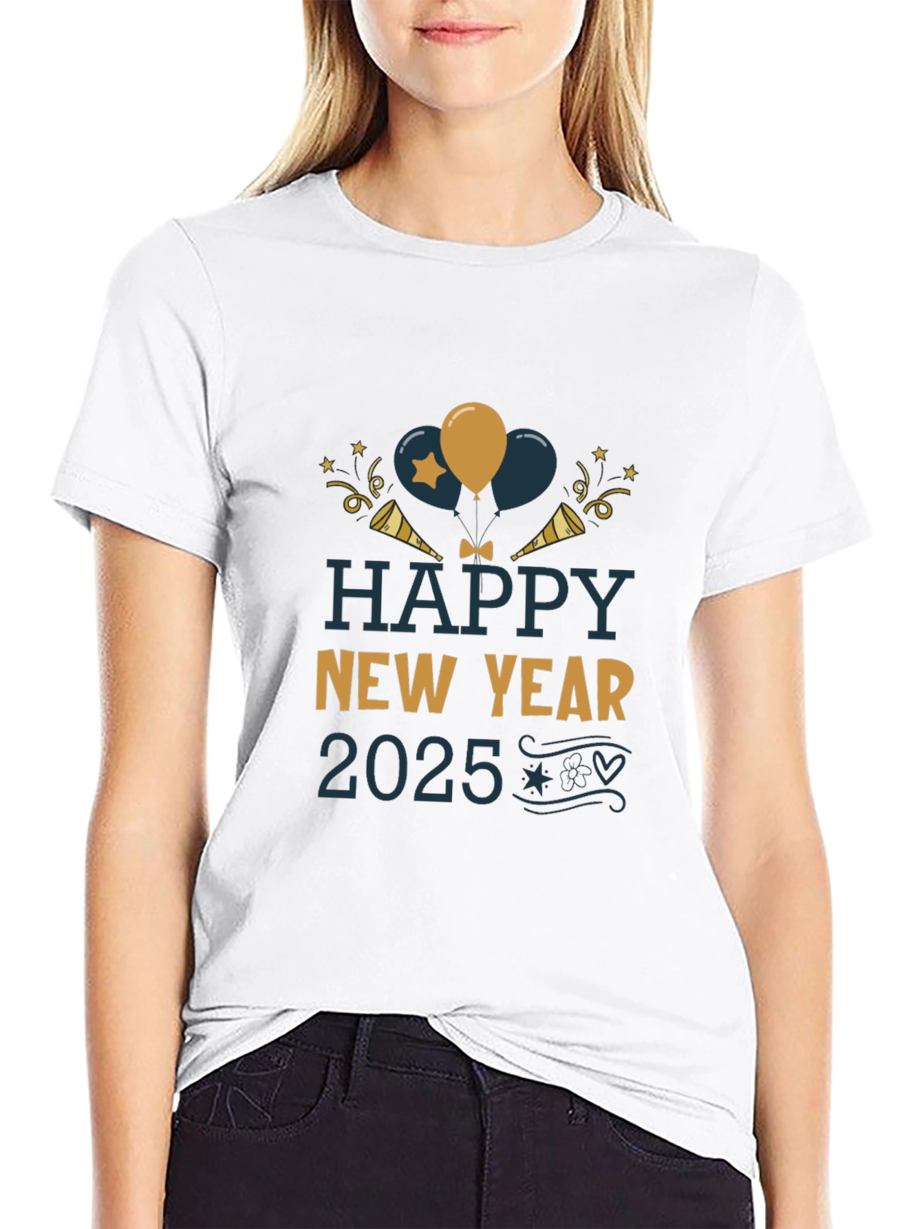 Happy New Year 2025 Graphic T-Shirt