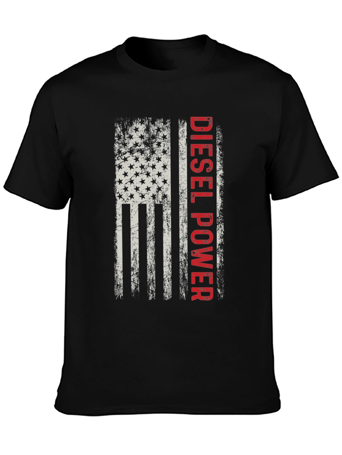 Diesel Power American Flag Graphic Tee