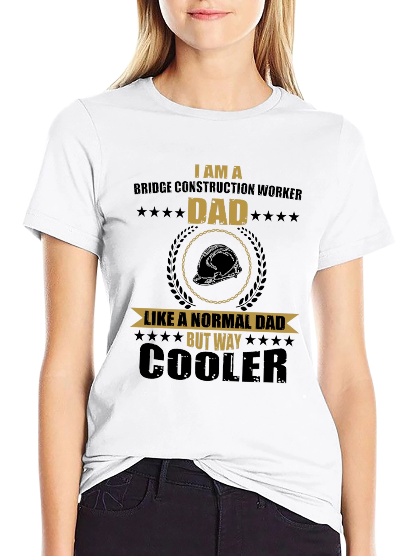 Bridge Construction Worker Dad T-Shirt