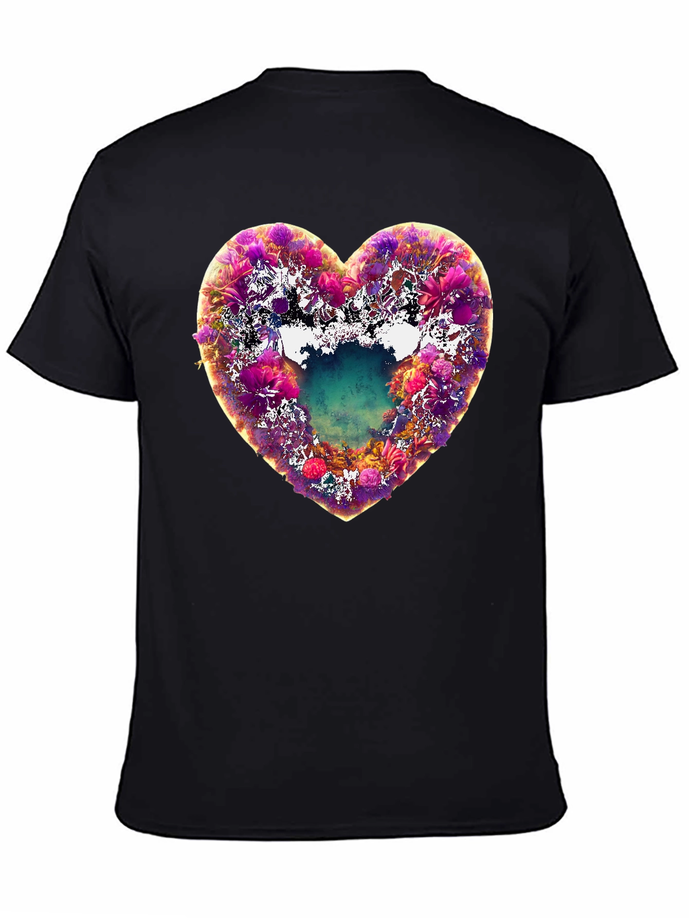 Floral Heart Graphic Tee