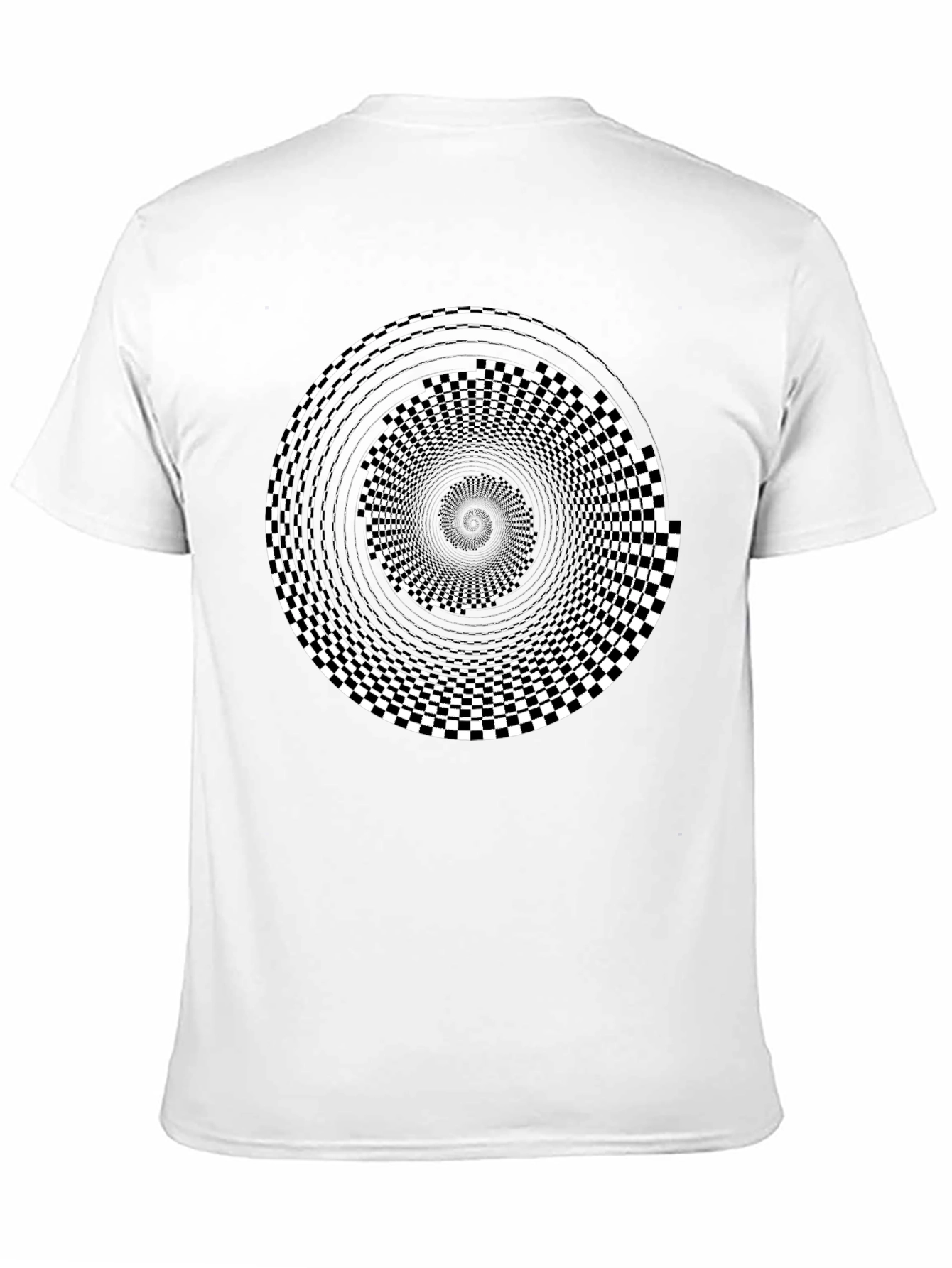 Optical Illusion Black T-Shirt