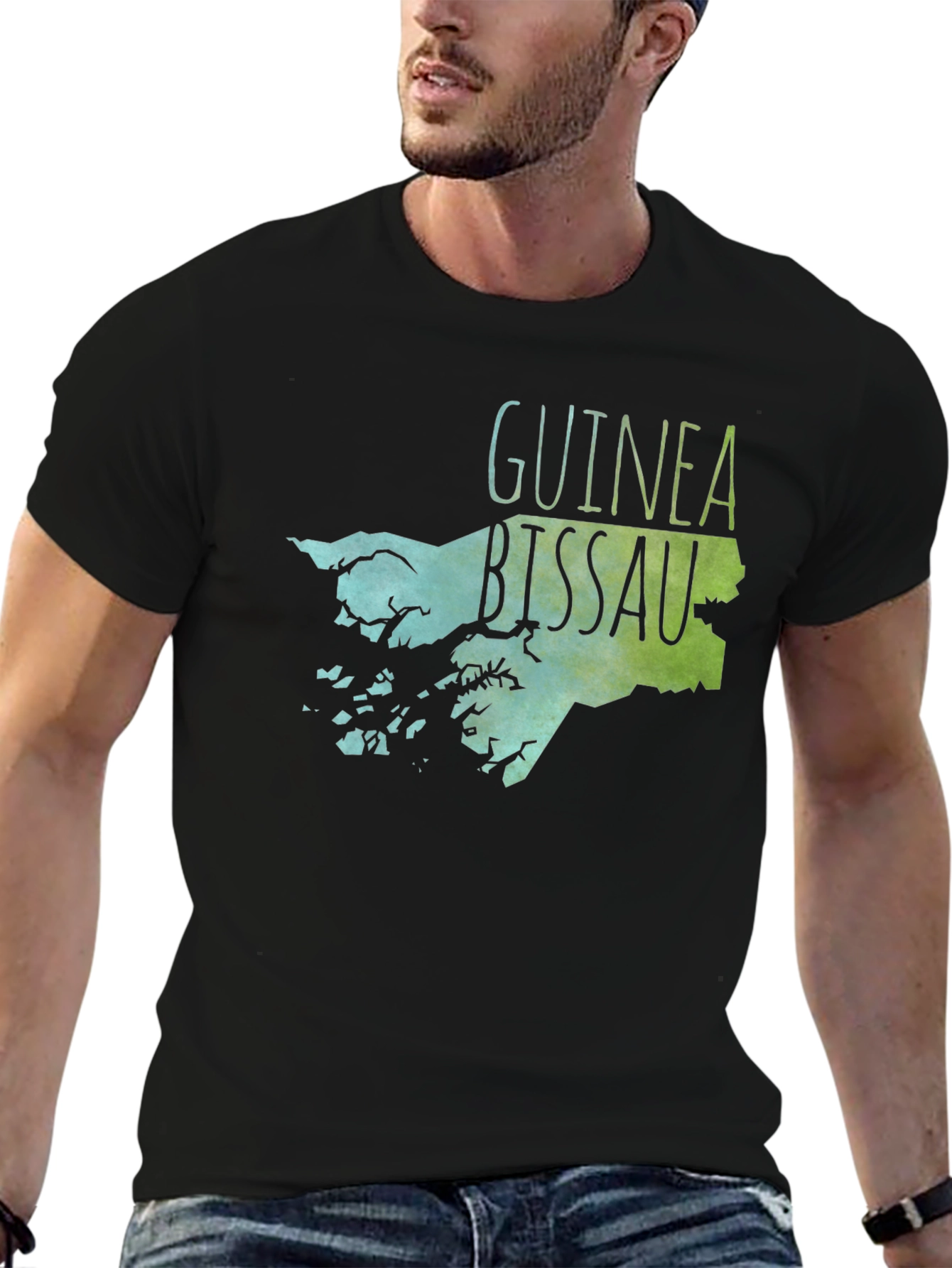 Guinea Bissau Map T-Shirt