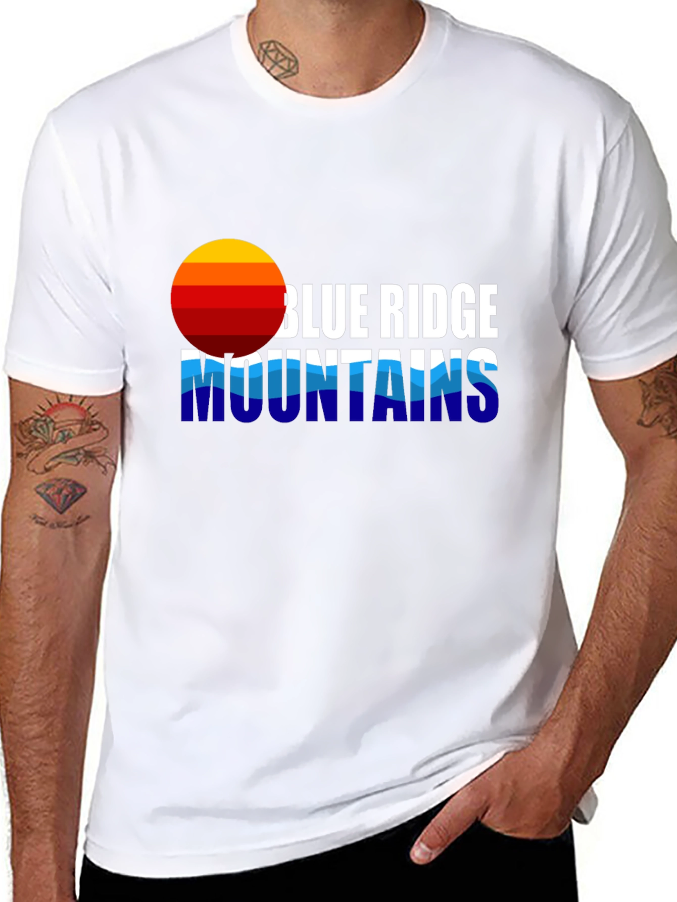 Blue Ridge Mountains Graphic Tee - Unisex Design