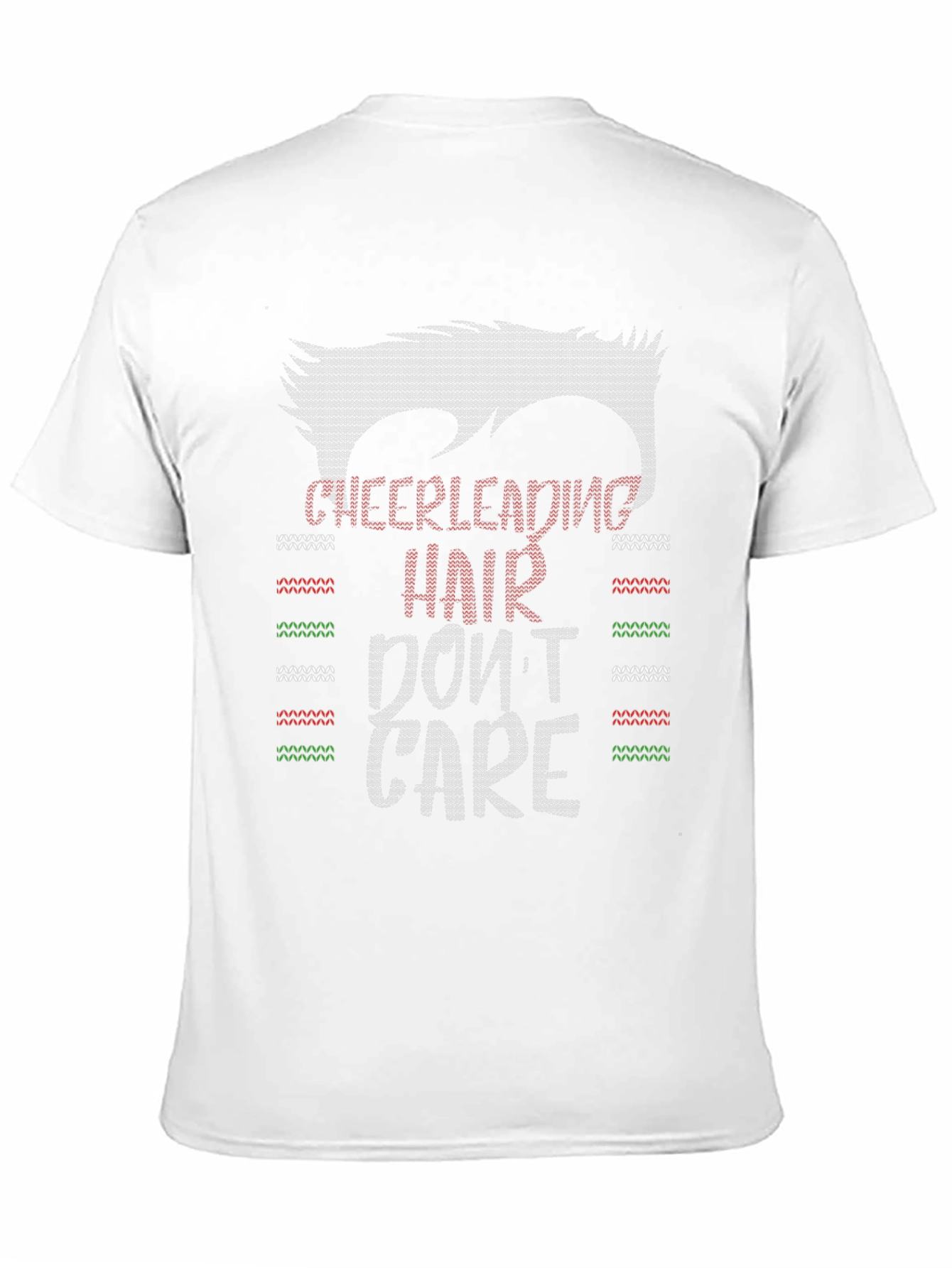 Cheerleading Hair Dont Care Black T-Shirt