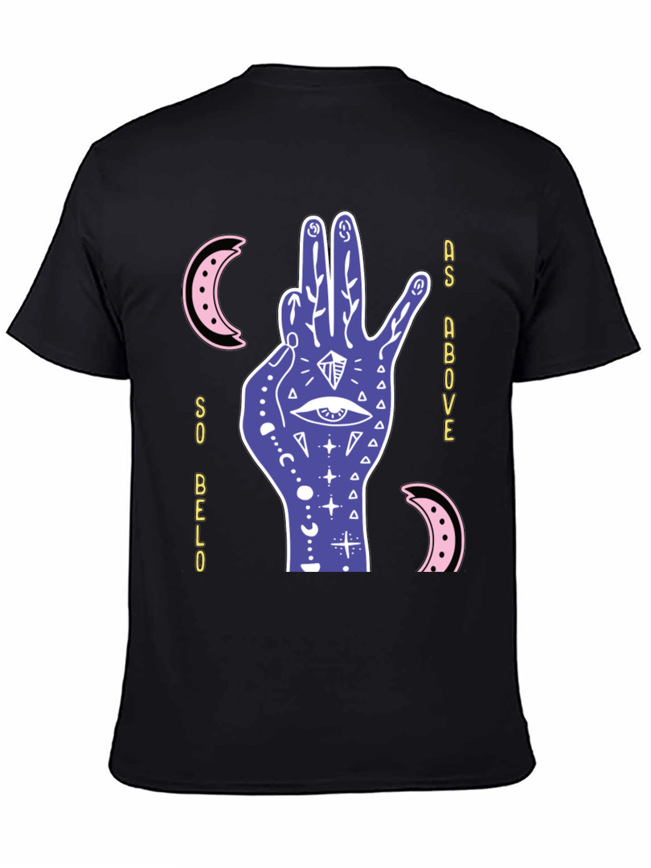 Mystic Hand Graphic T-Shirt - Occult Style