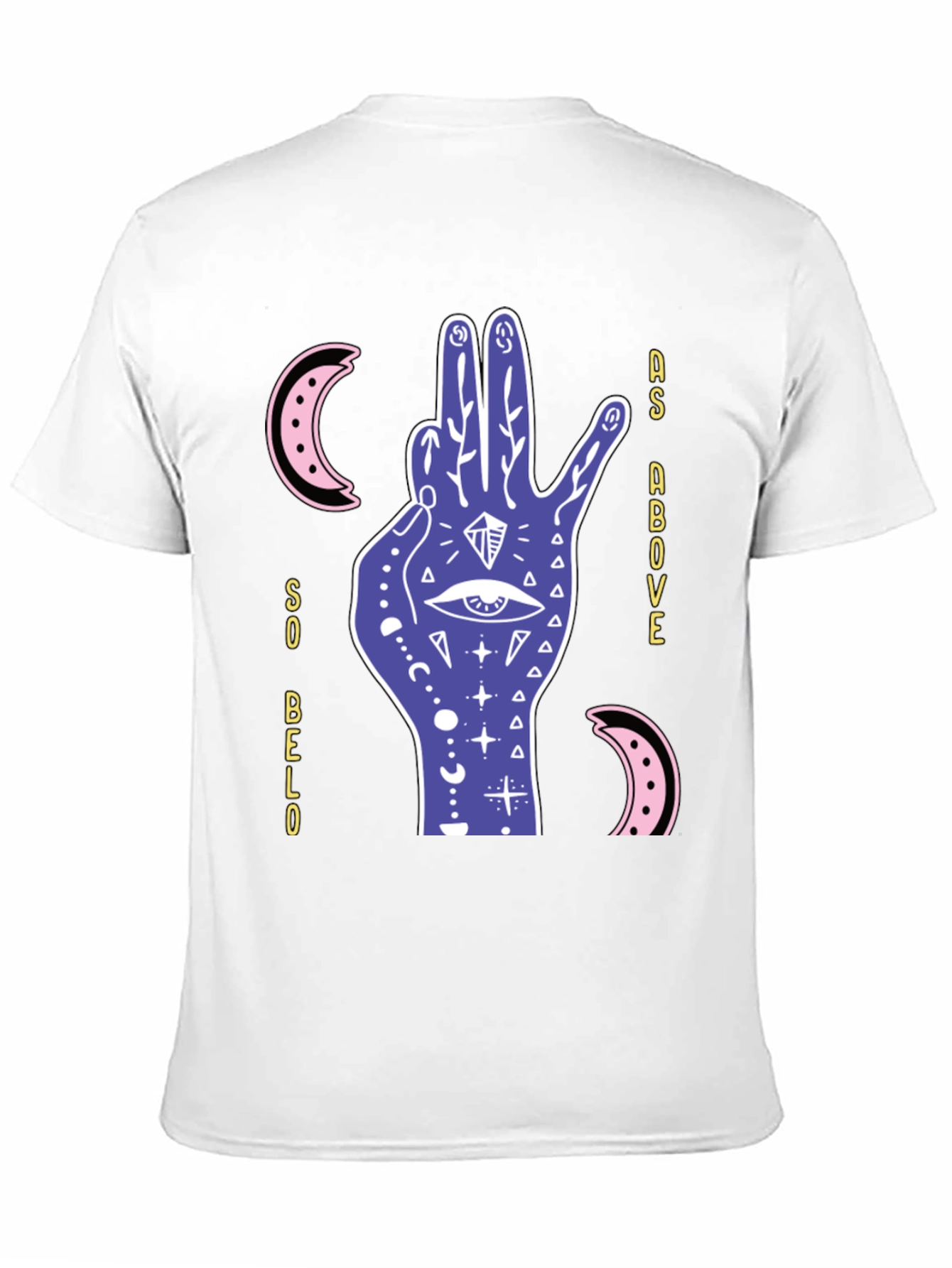 Mystic Hand Graphic T-Shirt - Occult Style