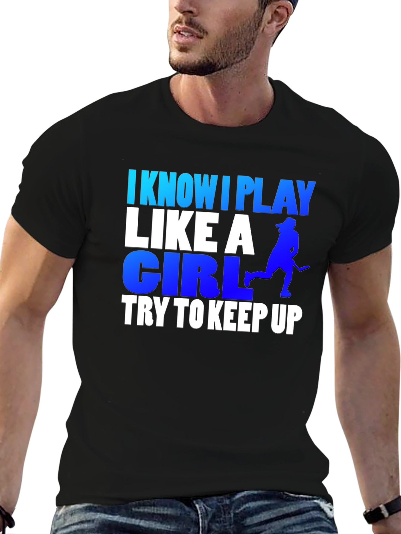 I Know I Play Like A Girl Hockey T-Shirt