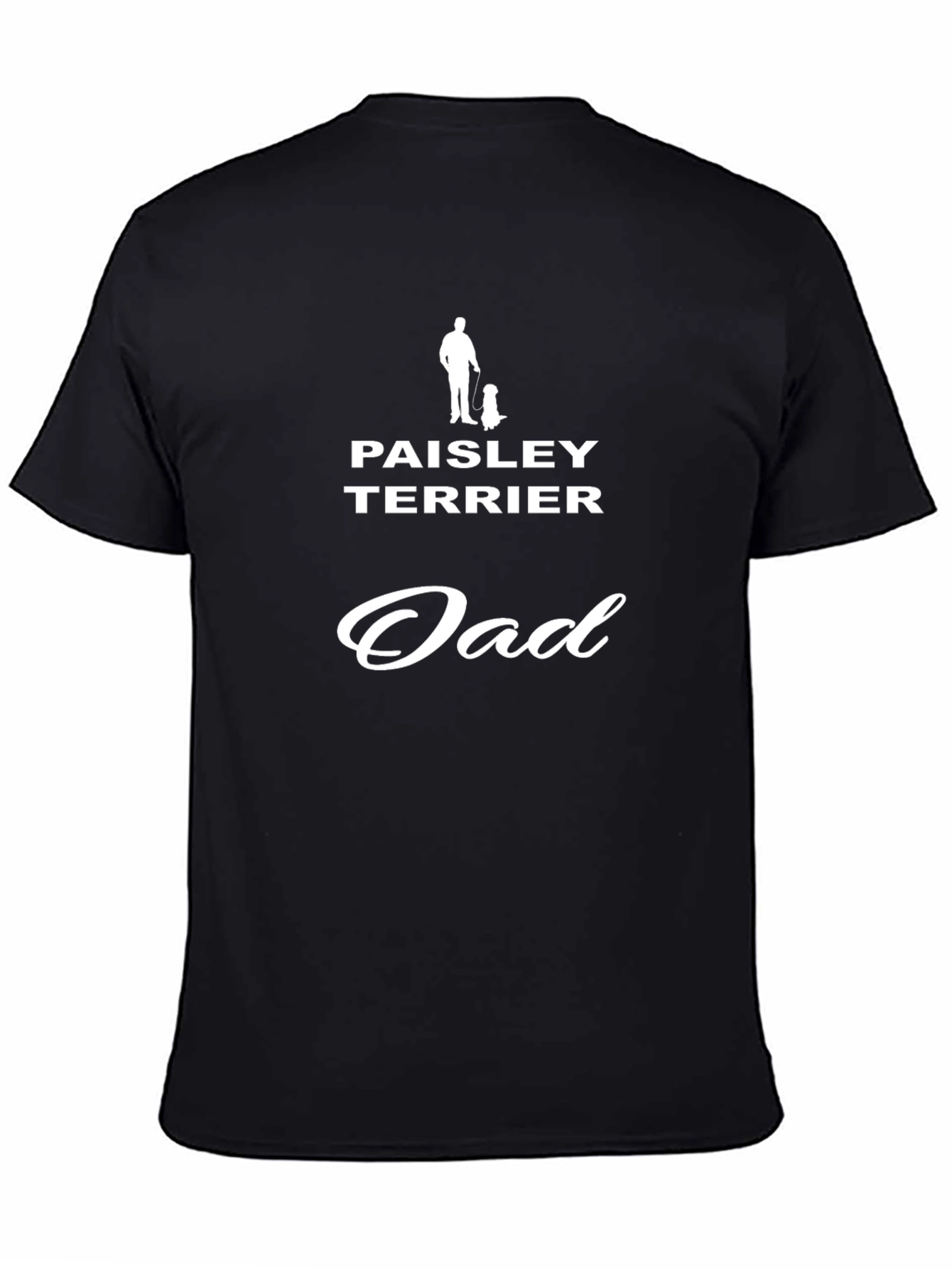 Paisley Terrier Dad Graphic Tee