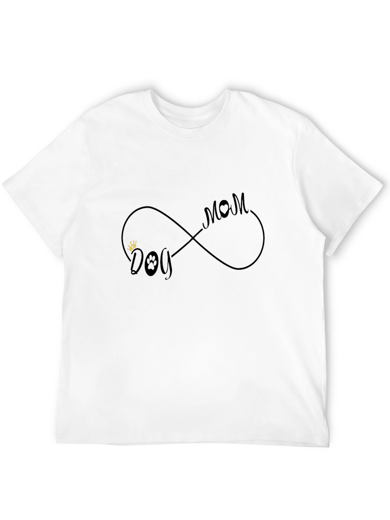 Dog Mom Infinity Symbol T-Shirt - Unisex
