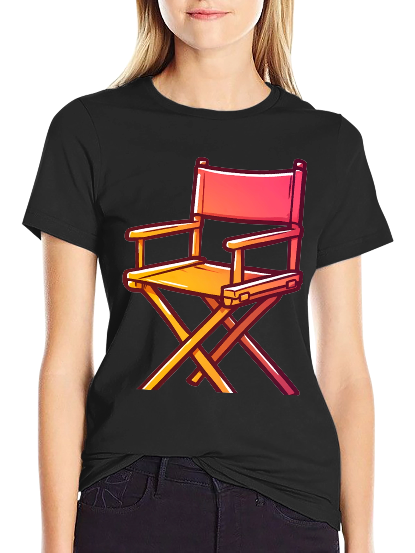 Directors Chair Graphic Tee - Movie Lovers Shirt