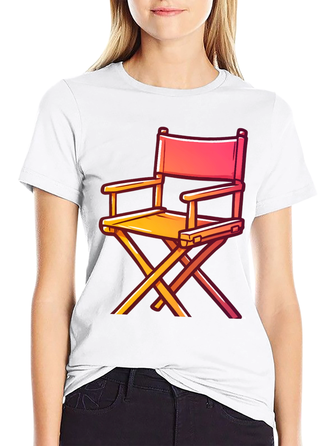 Directors Chair Graphic Tee - Movie Lovers Shirt
