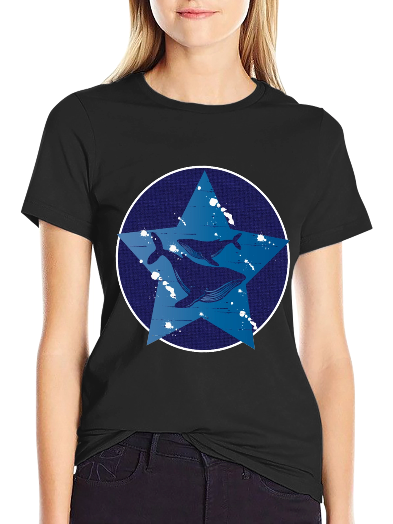 Whale Star Graphic Tee