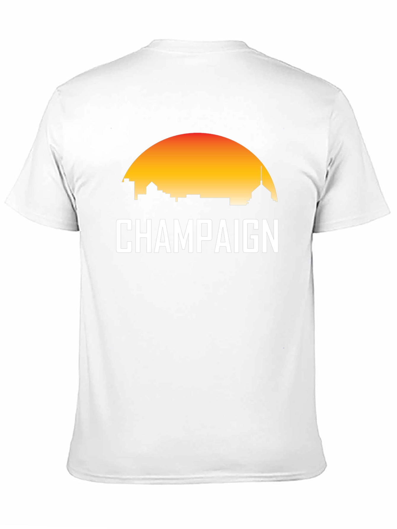 Champaign Sunset T-Shirt - City Skyline Tee