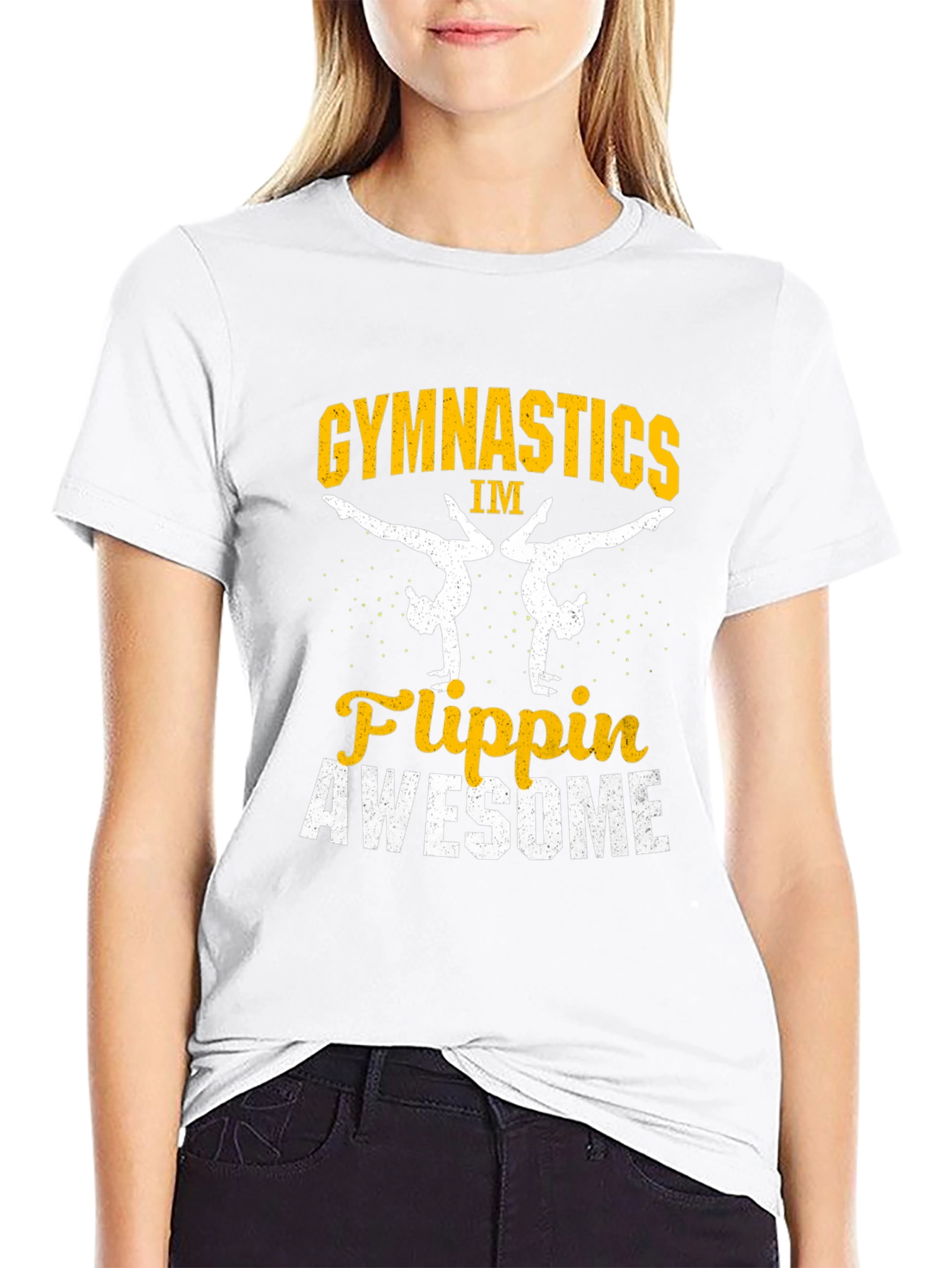Gymnastics Flippin Awesome Graphic T-Shirt