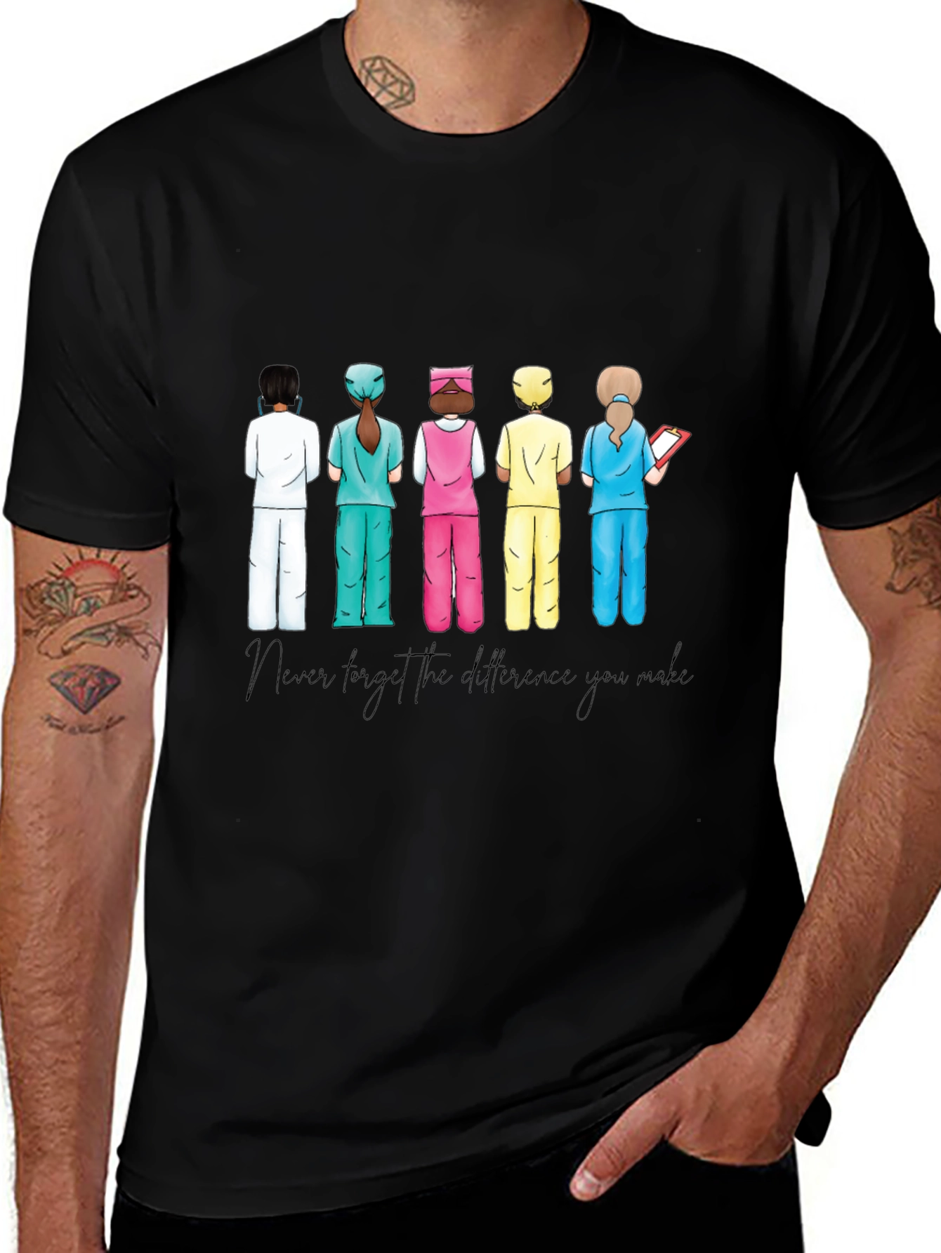 Nurse Squad T-Shirt - Never Forget Design