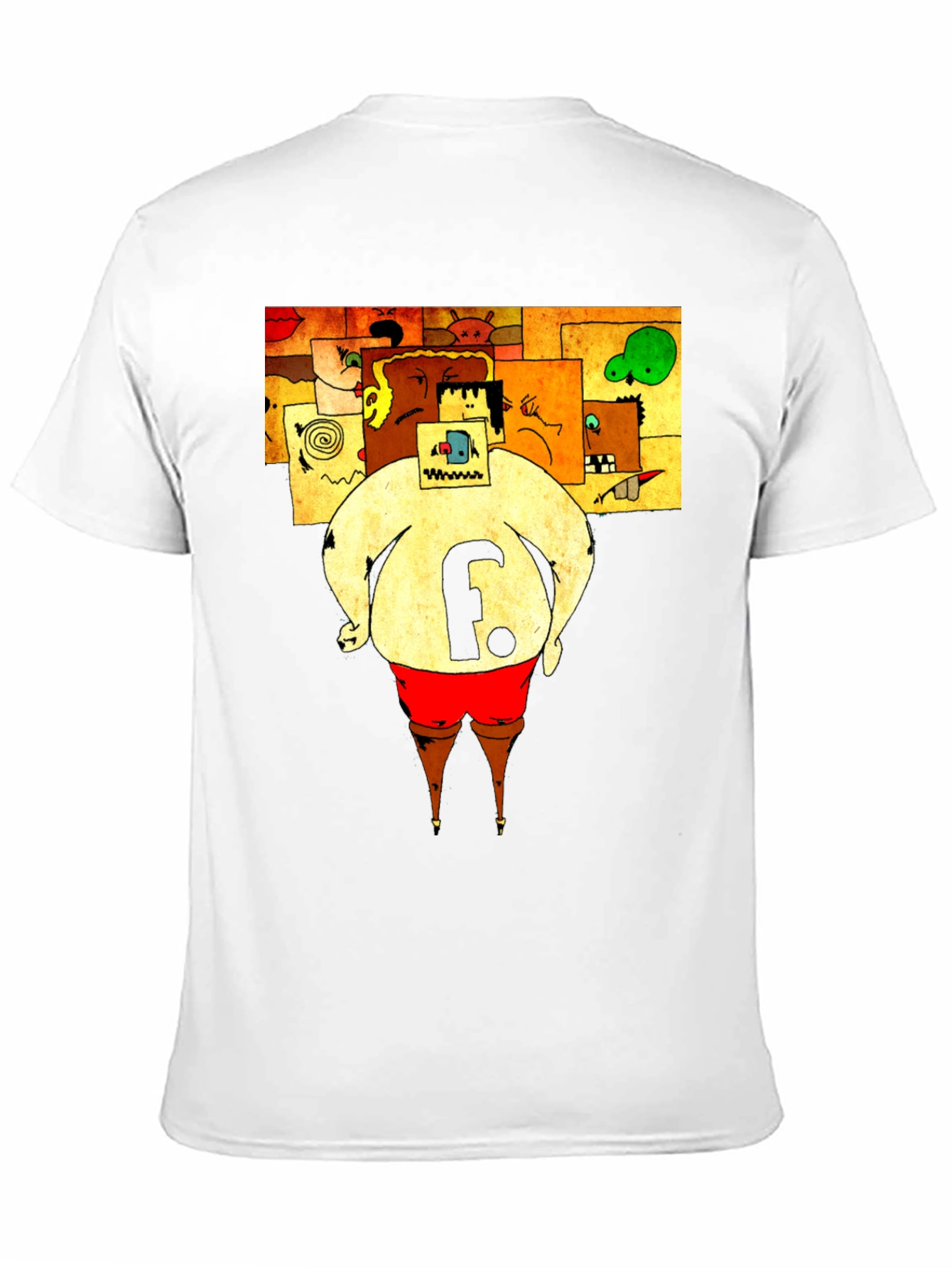 Abstract Art Tee: The F Character