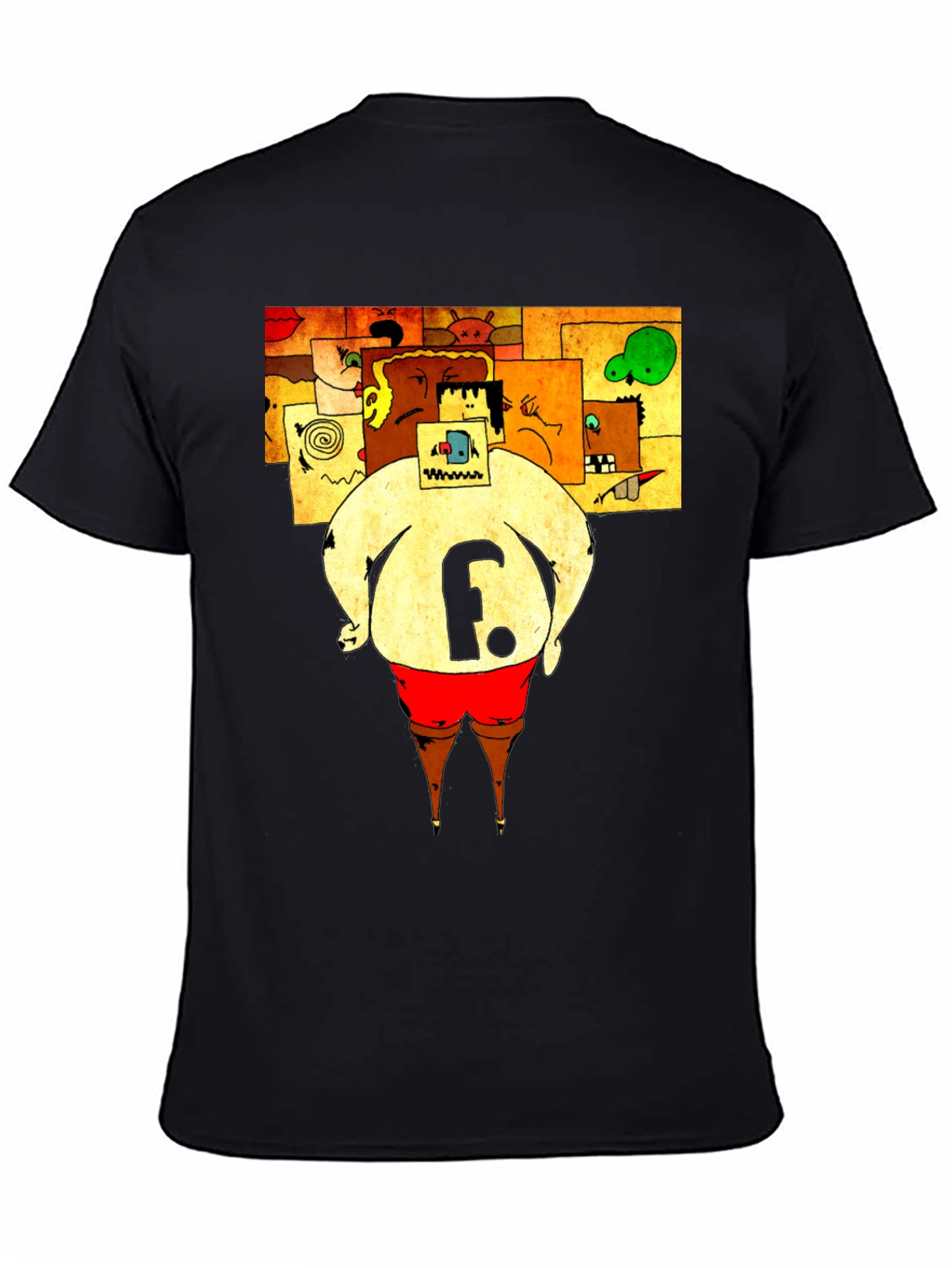 Abstract Art Tee: The F Character