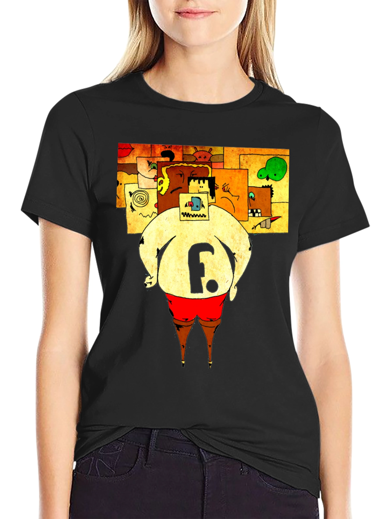 Abstract Art Tee: The F Character