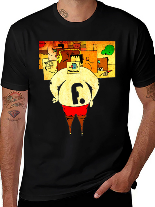 Abstract Art Tee: The F Character