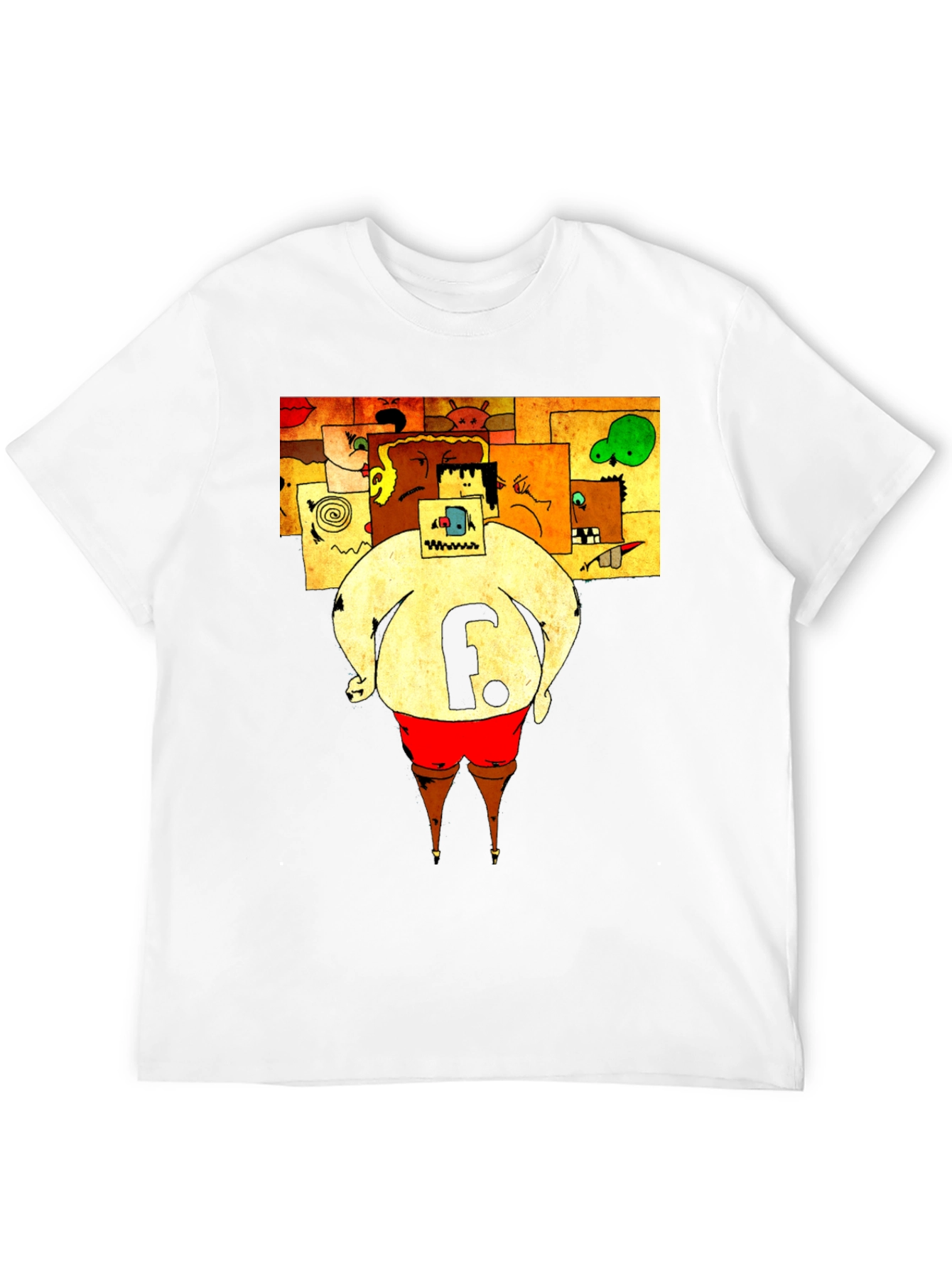 Abstract Art Tee: The F Character