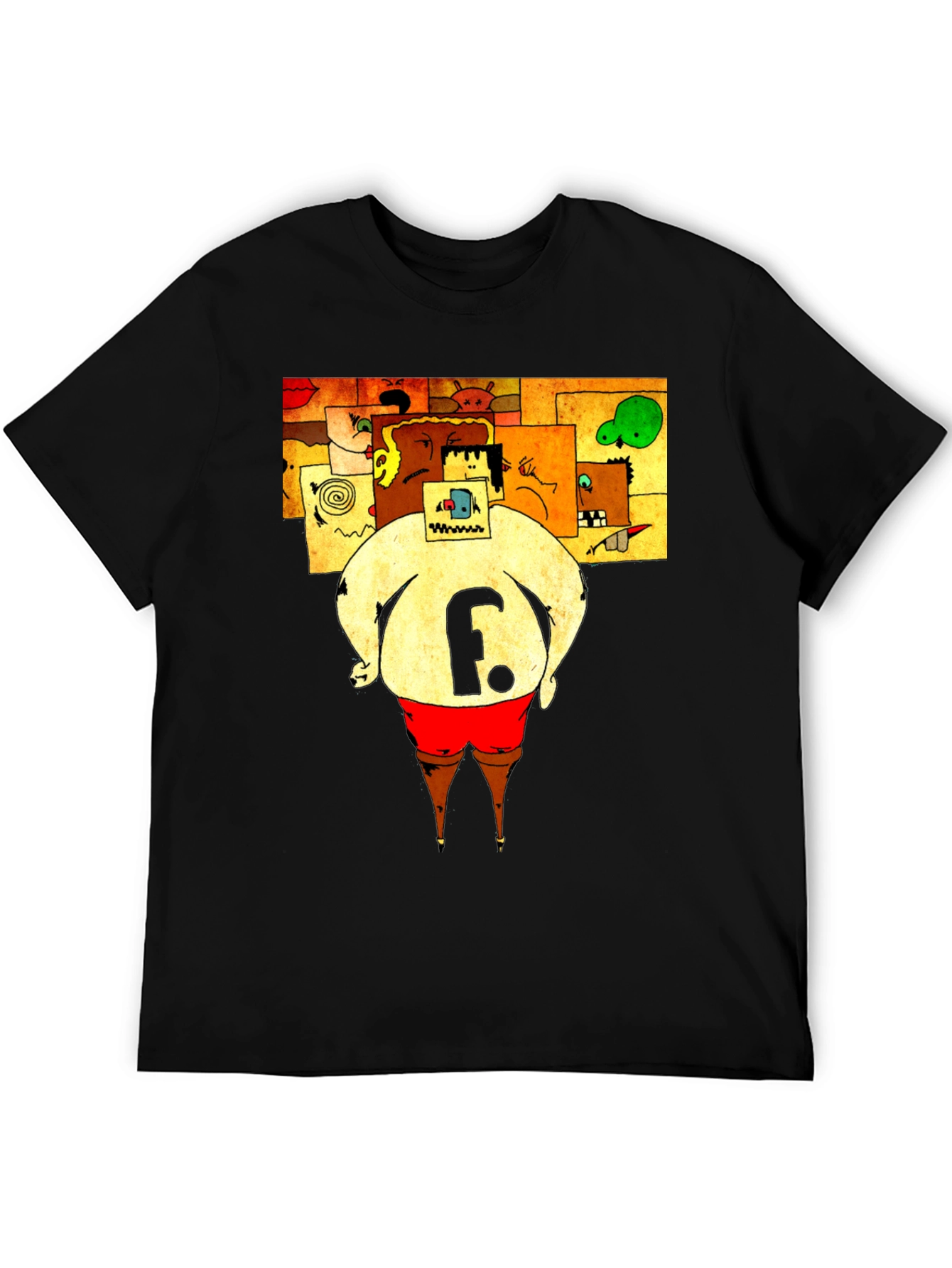 Abstract Art Tee: The F Character