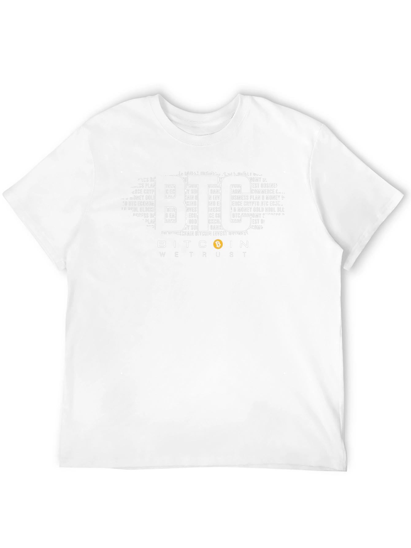 Bitcoin BTC We Trust Crypto Black T-Shirt