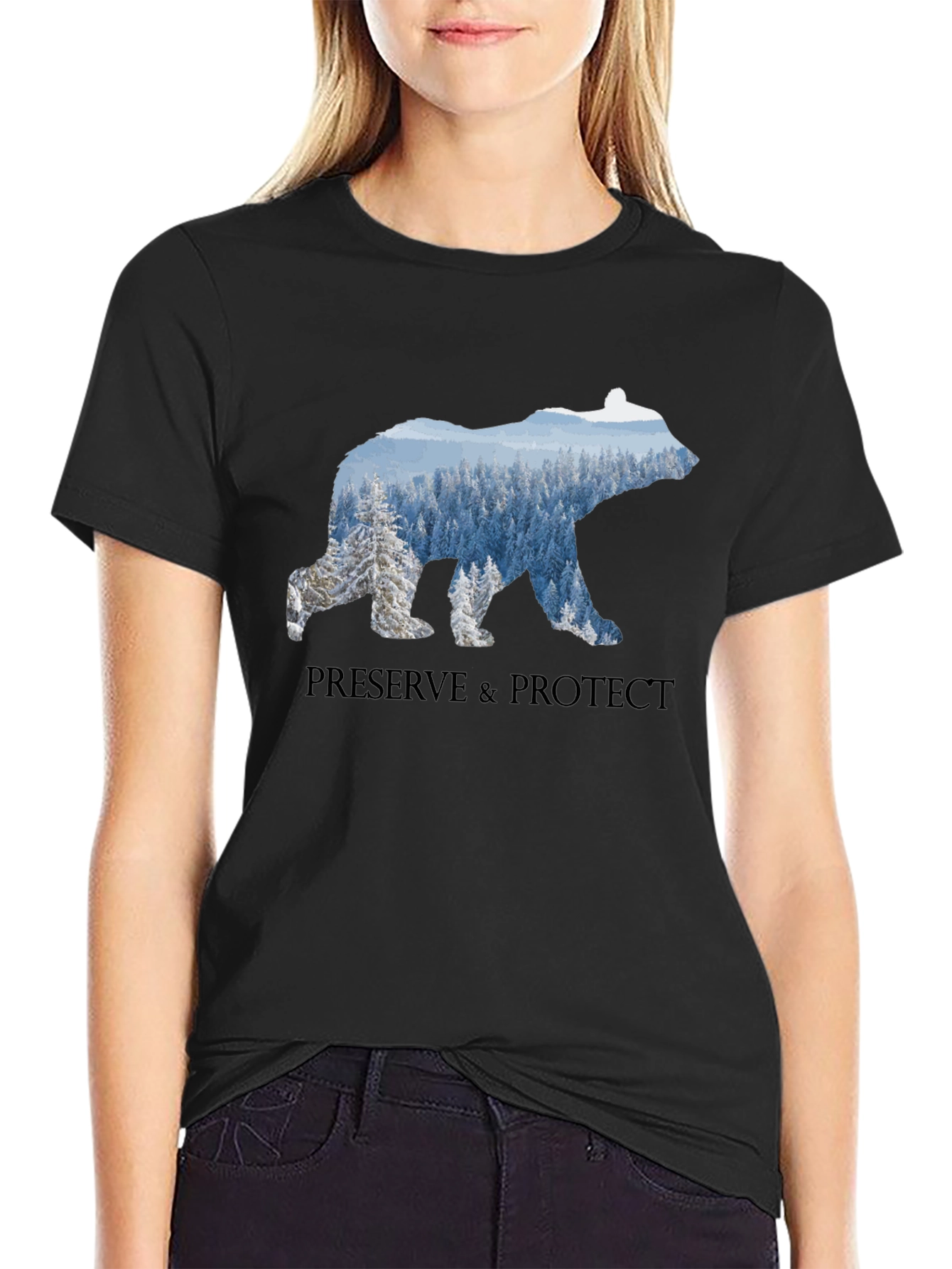 Preserve & Protect Bear Graphic T-Shirt