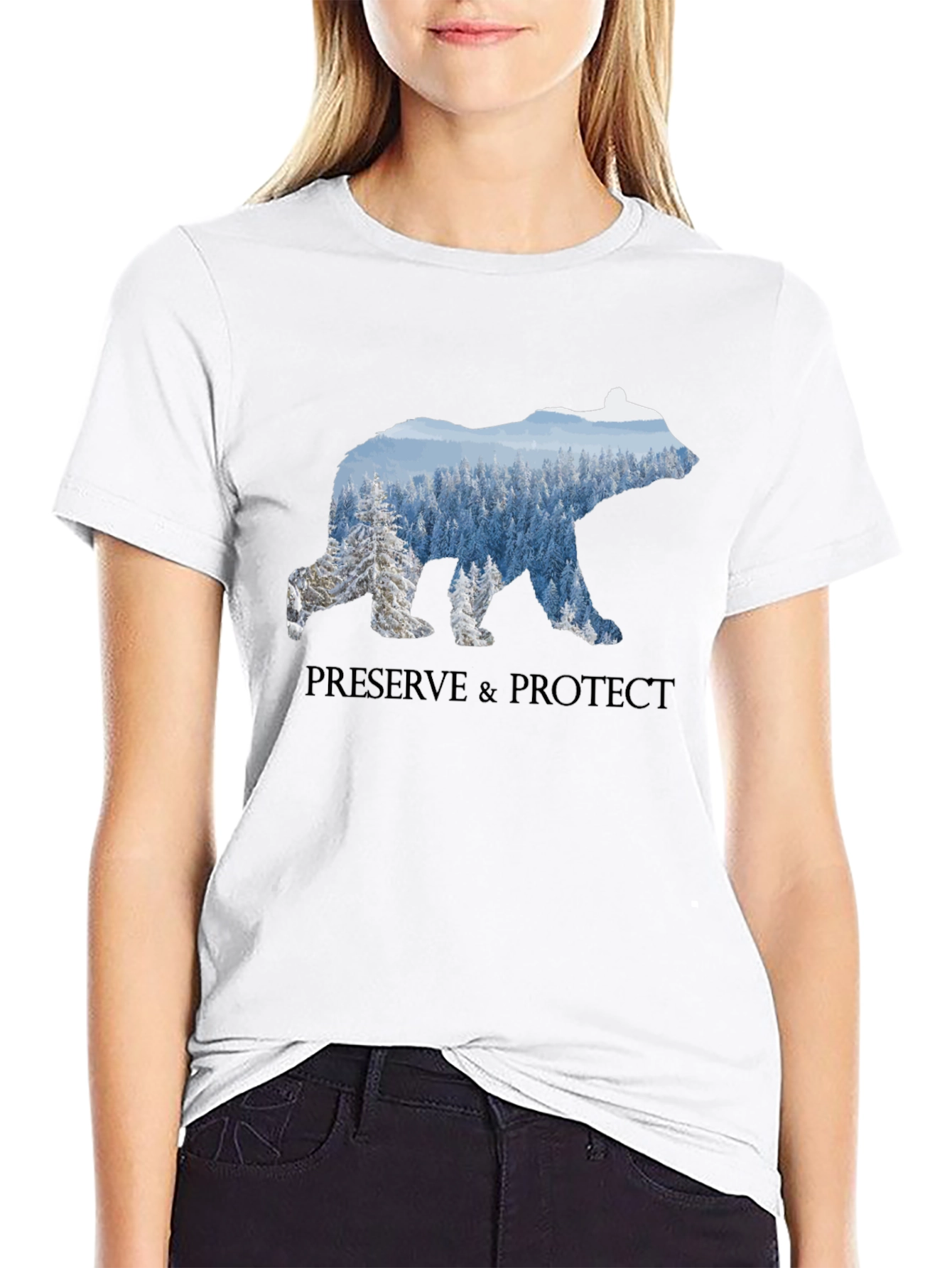 Preserve & Protect Bear Graphic T-Shirt