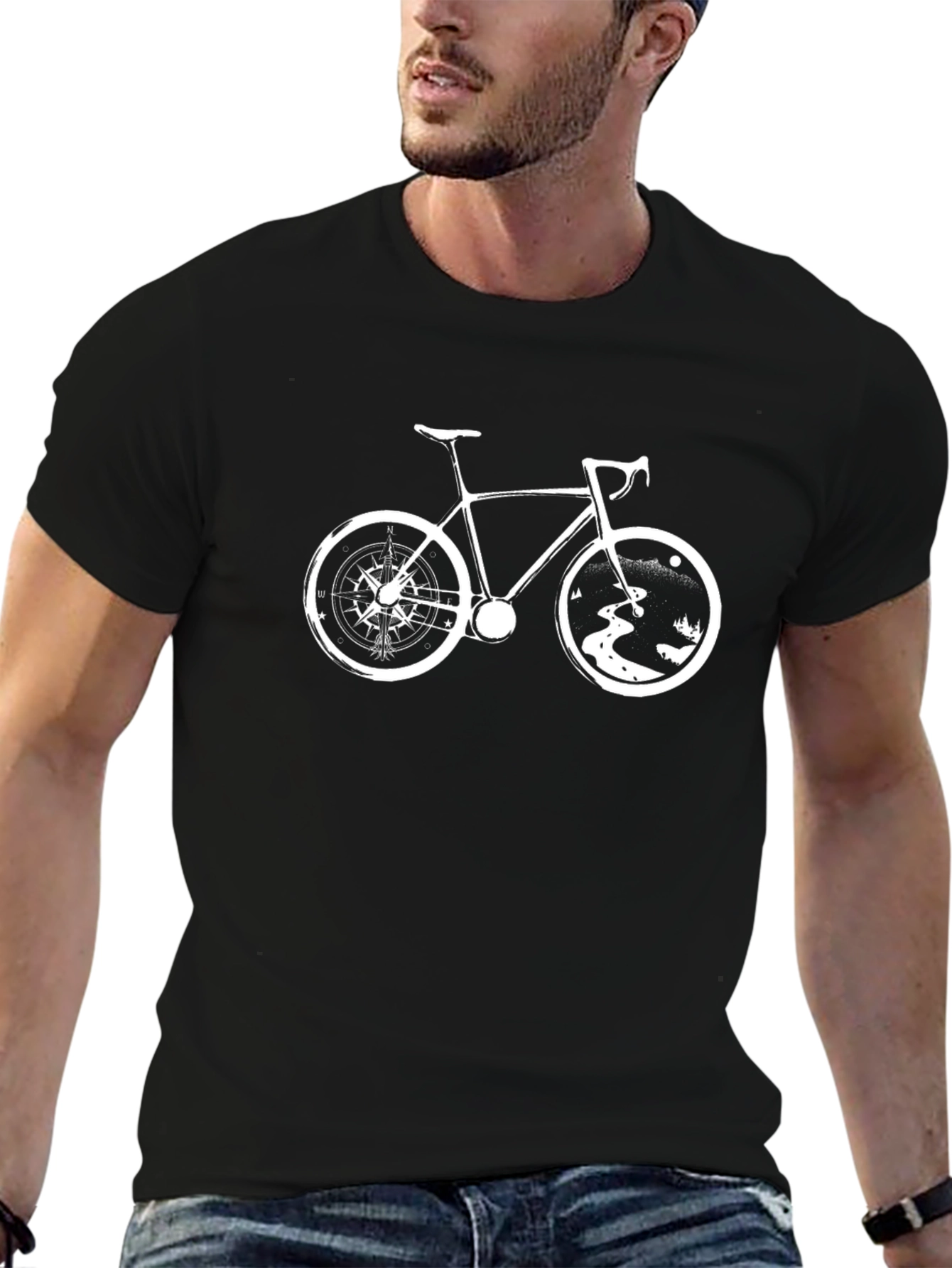 Cyclists Dream Black T-Shirt