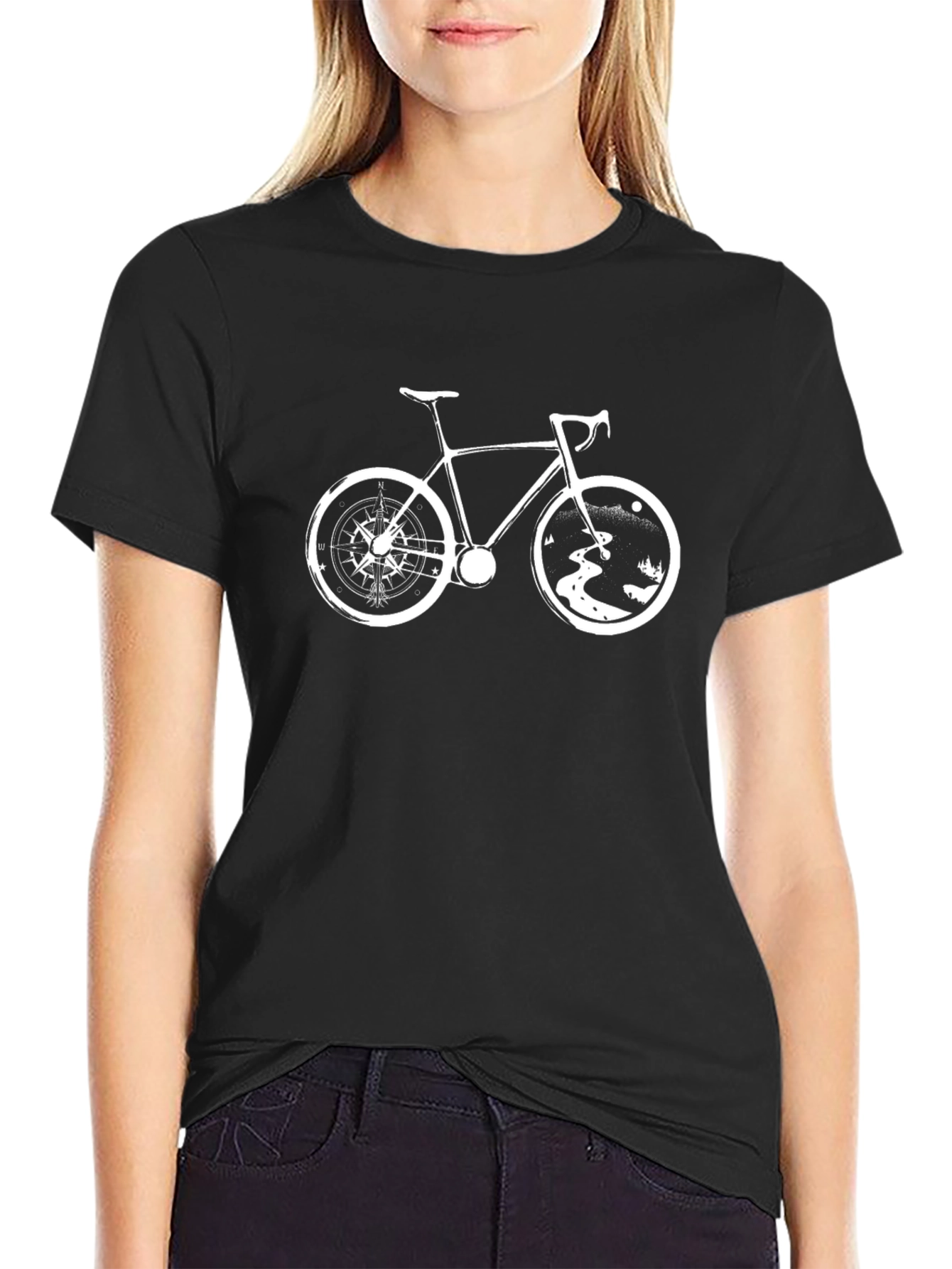 Cyclists Dream Black T-Shirt