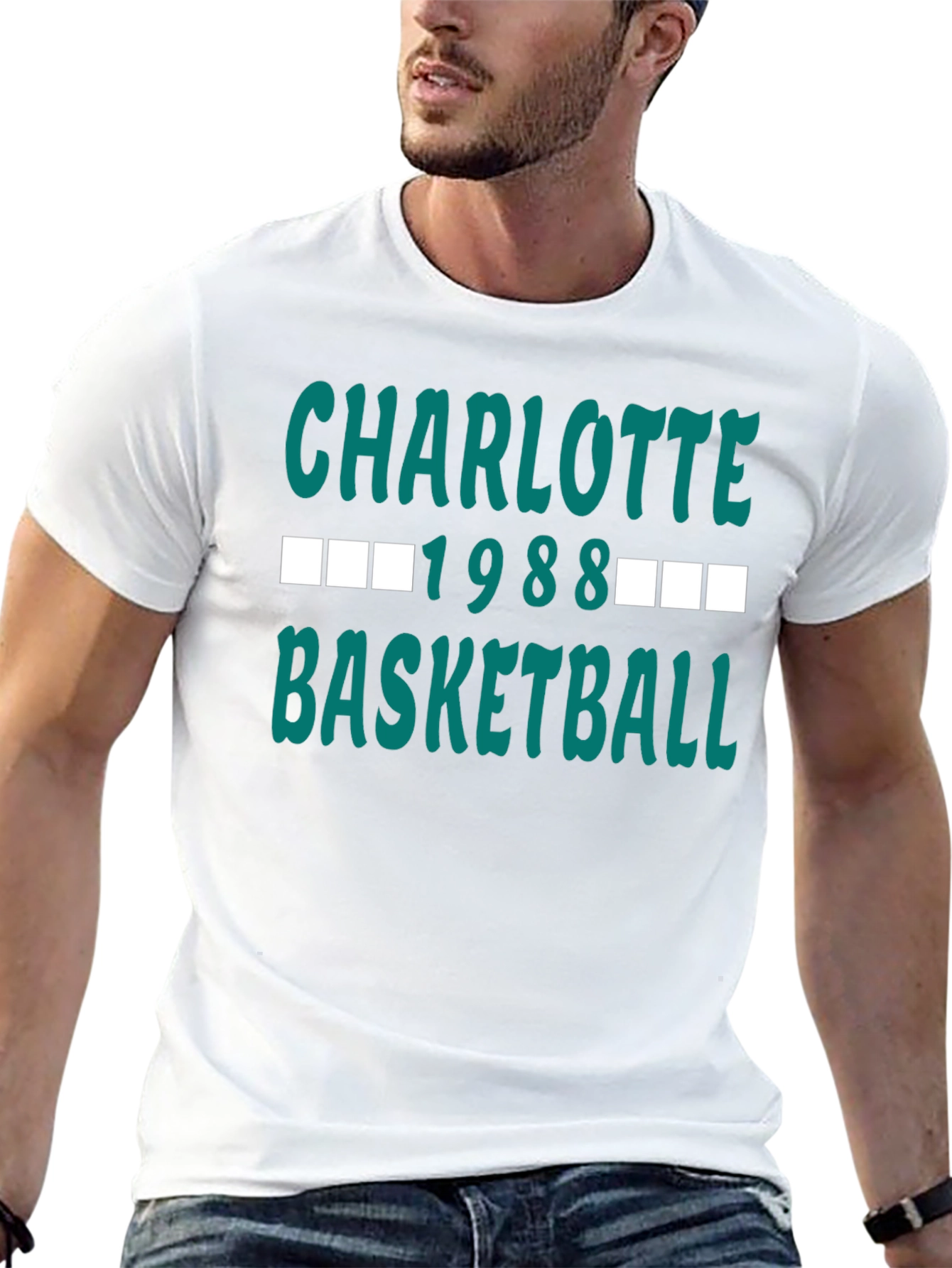 Charlotte 1988 Basketball Graphic Tee