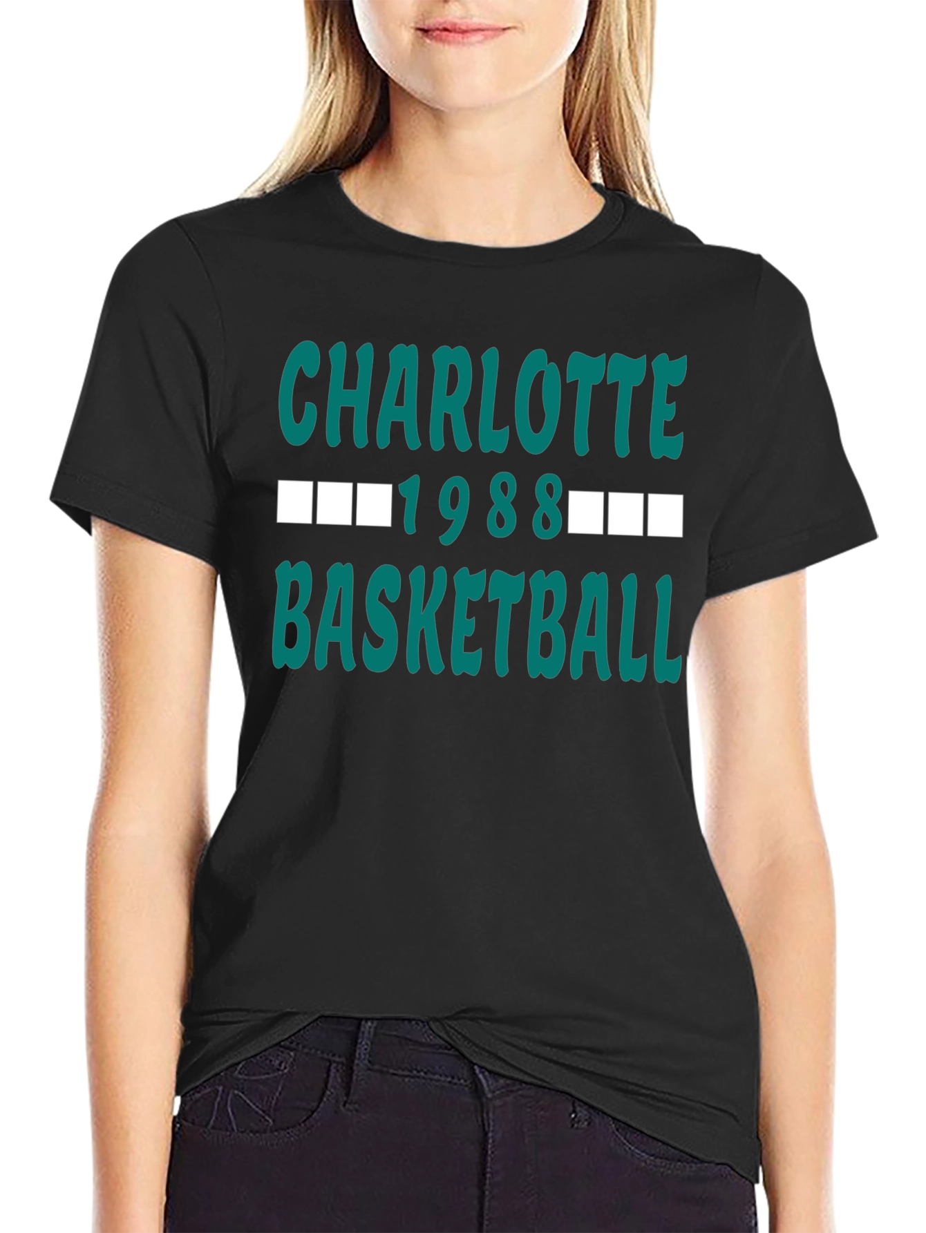 Charlotte 1988 Basketball Graphic Tee