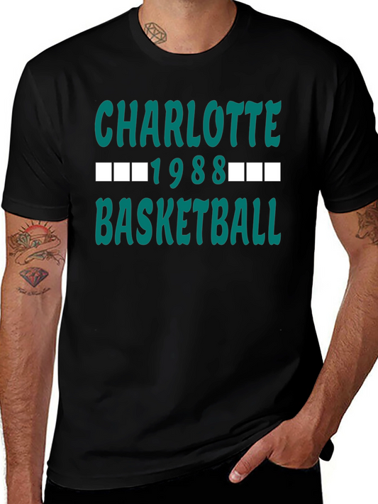 Charlotte 1988 Basketball Graphic Tee