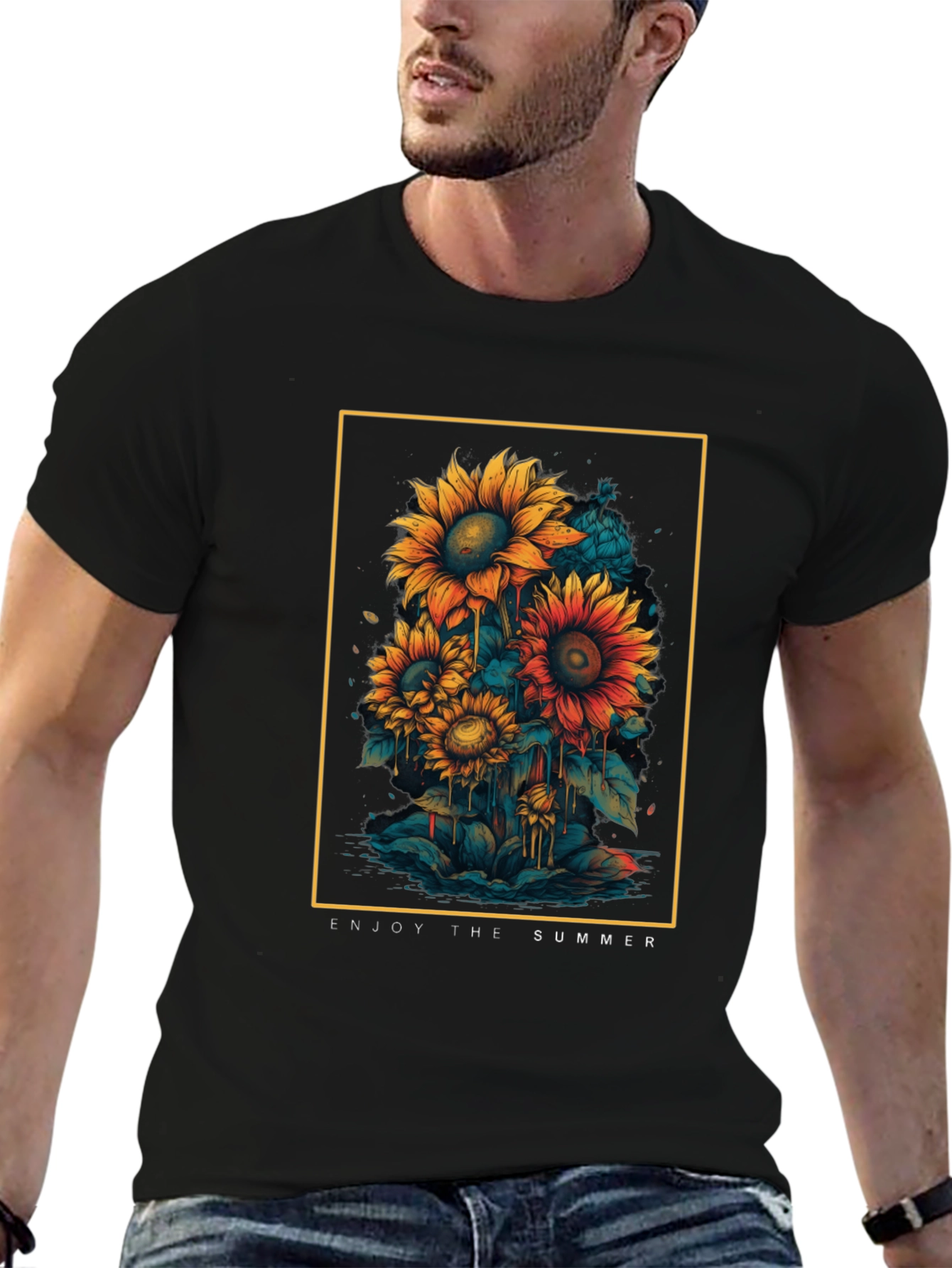 Summer Sunflower Graphic Tee