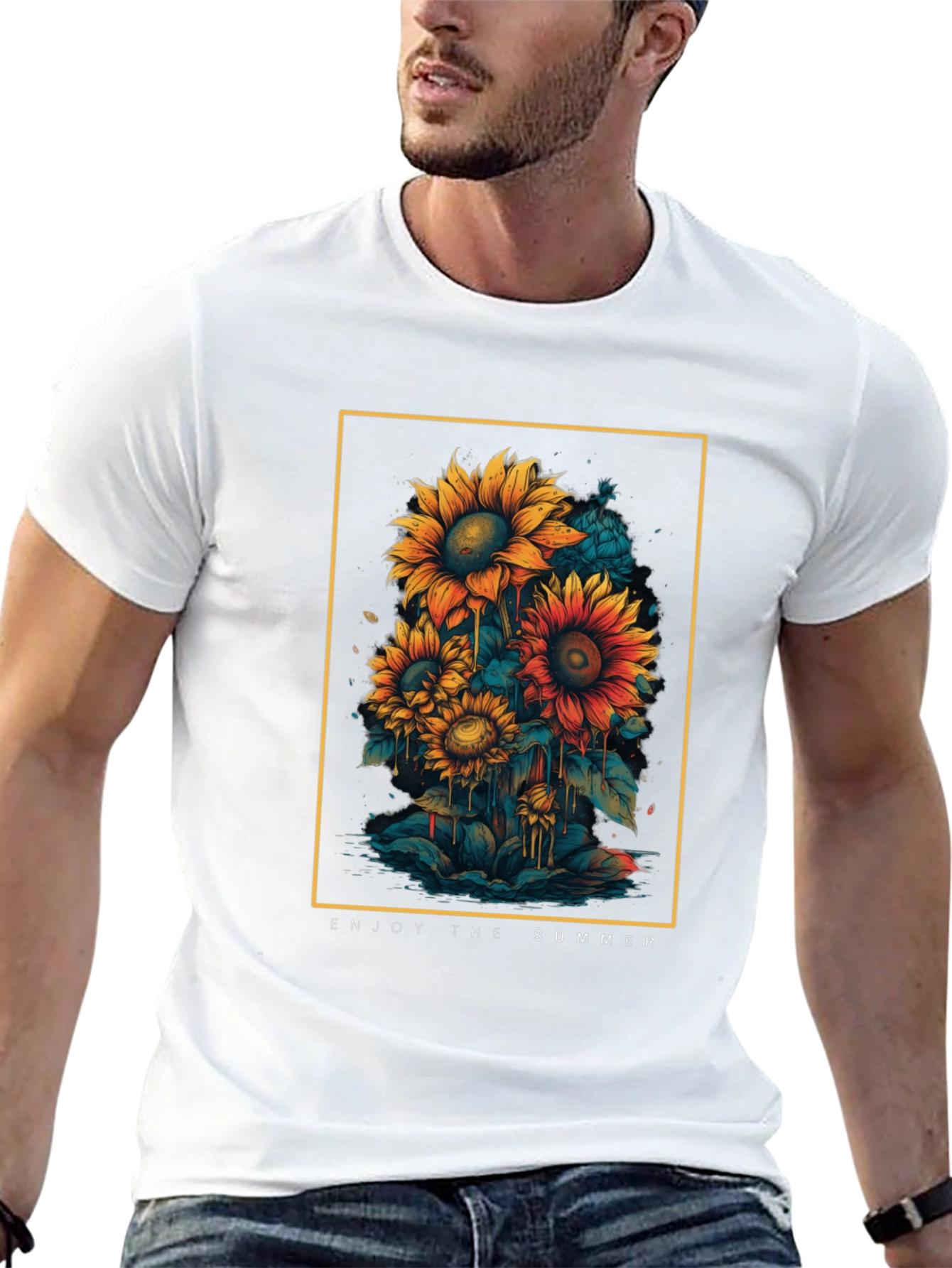 Summer Sunflower Graphic Tee