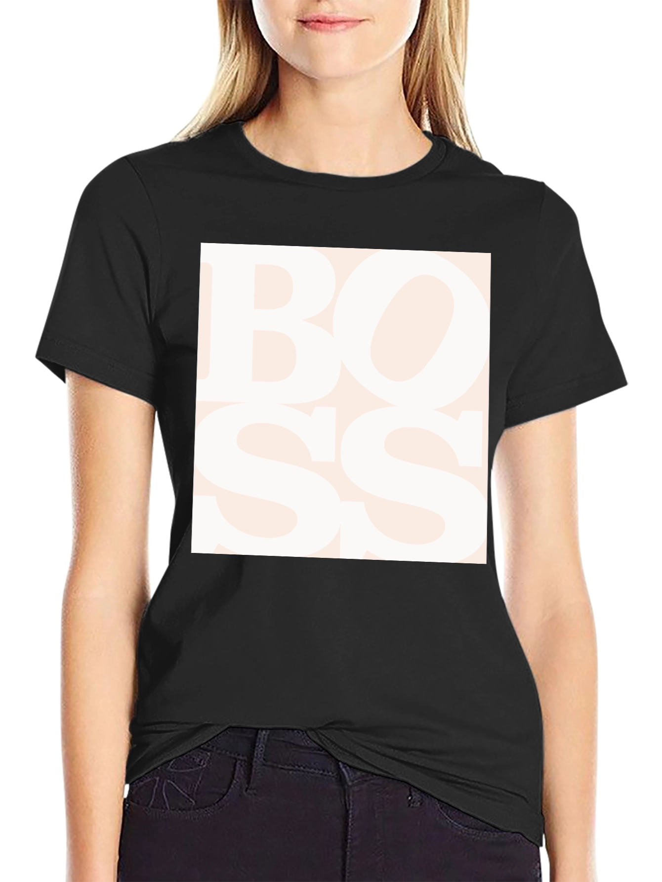 Boss Graphic Tee - Stylish Statement T-Shirt