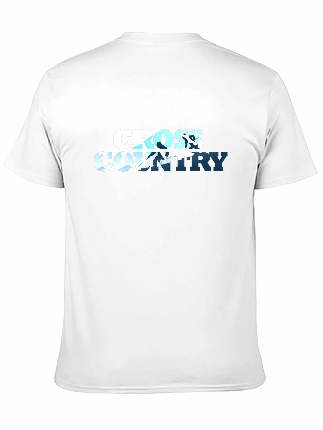 Cross Country Running Graphic Tee - Black