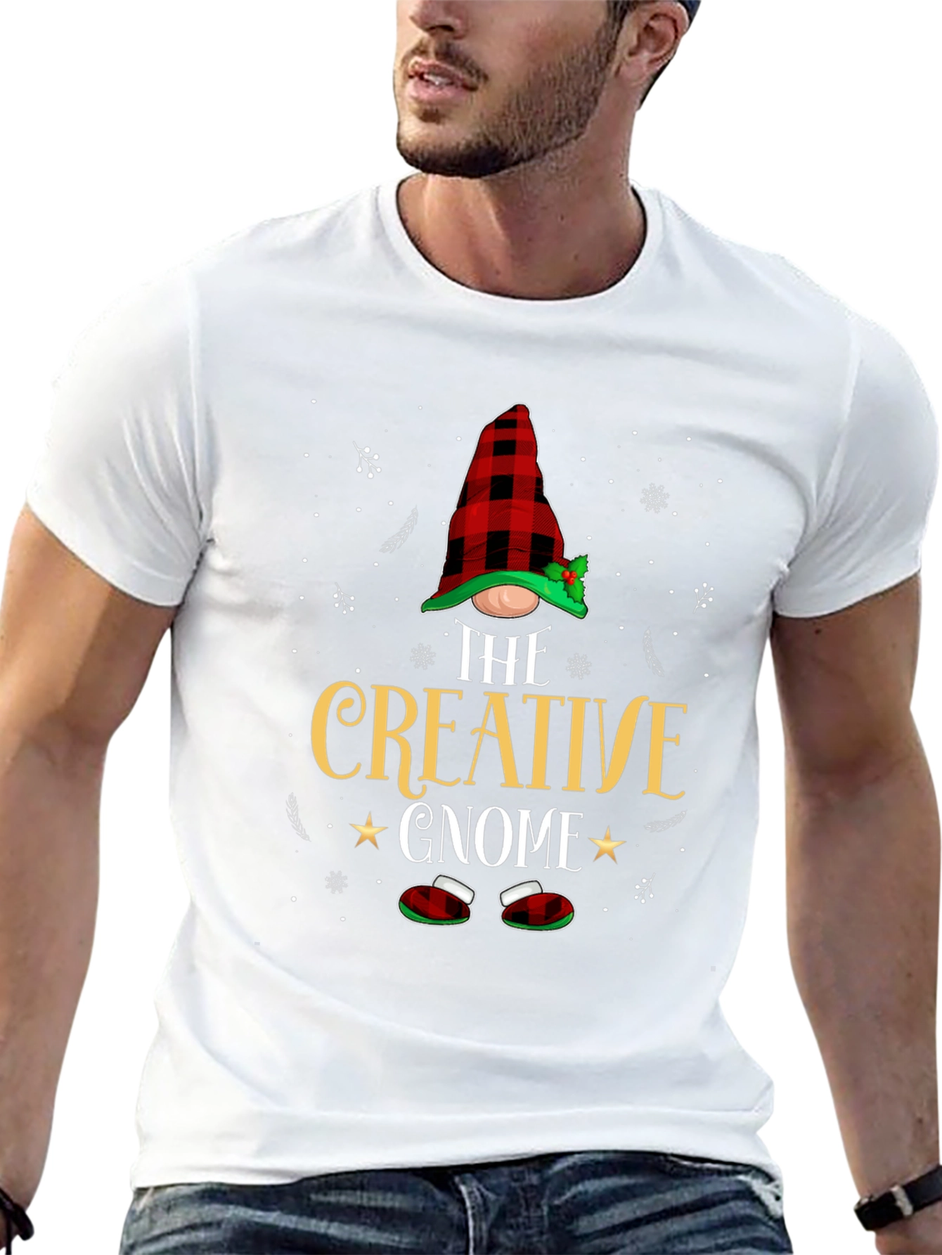 Creative Gnome Graphic Tee - Black