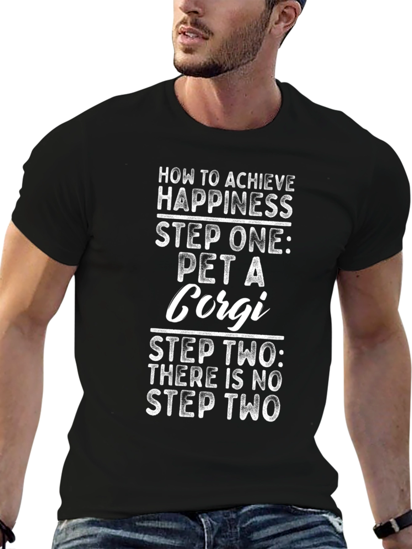 Pet A Corgi Happiness T-Shirt