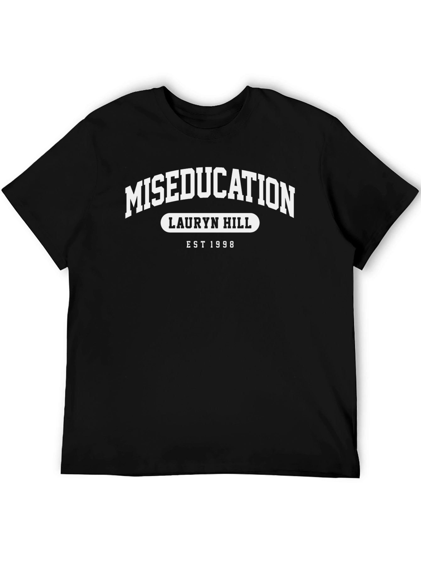 Miseducation Lauryn Hill Black Graphic Tee