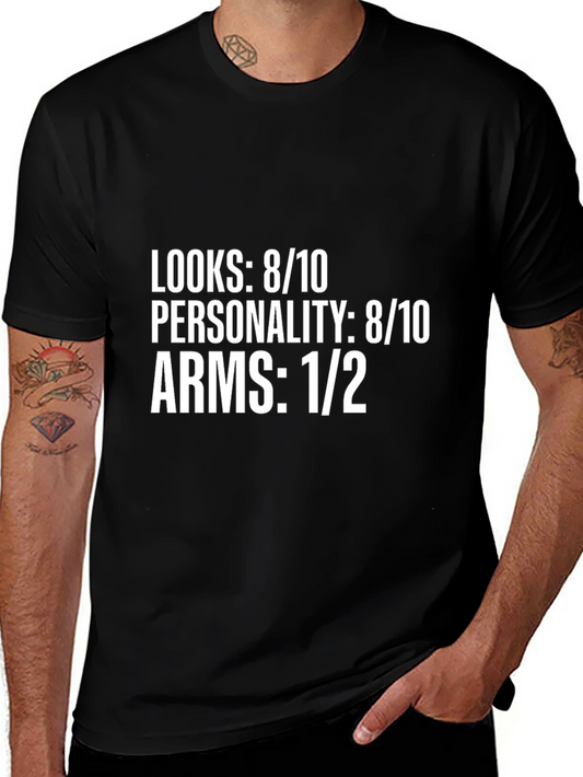 Funny Arms: 1/2 Graphic T-Shirt